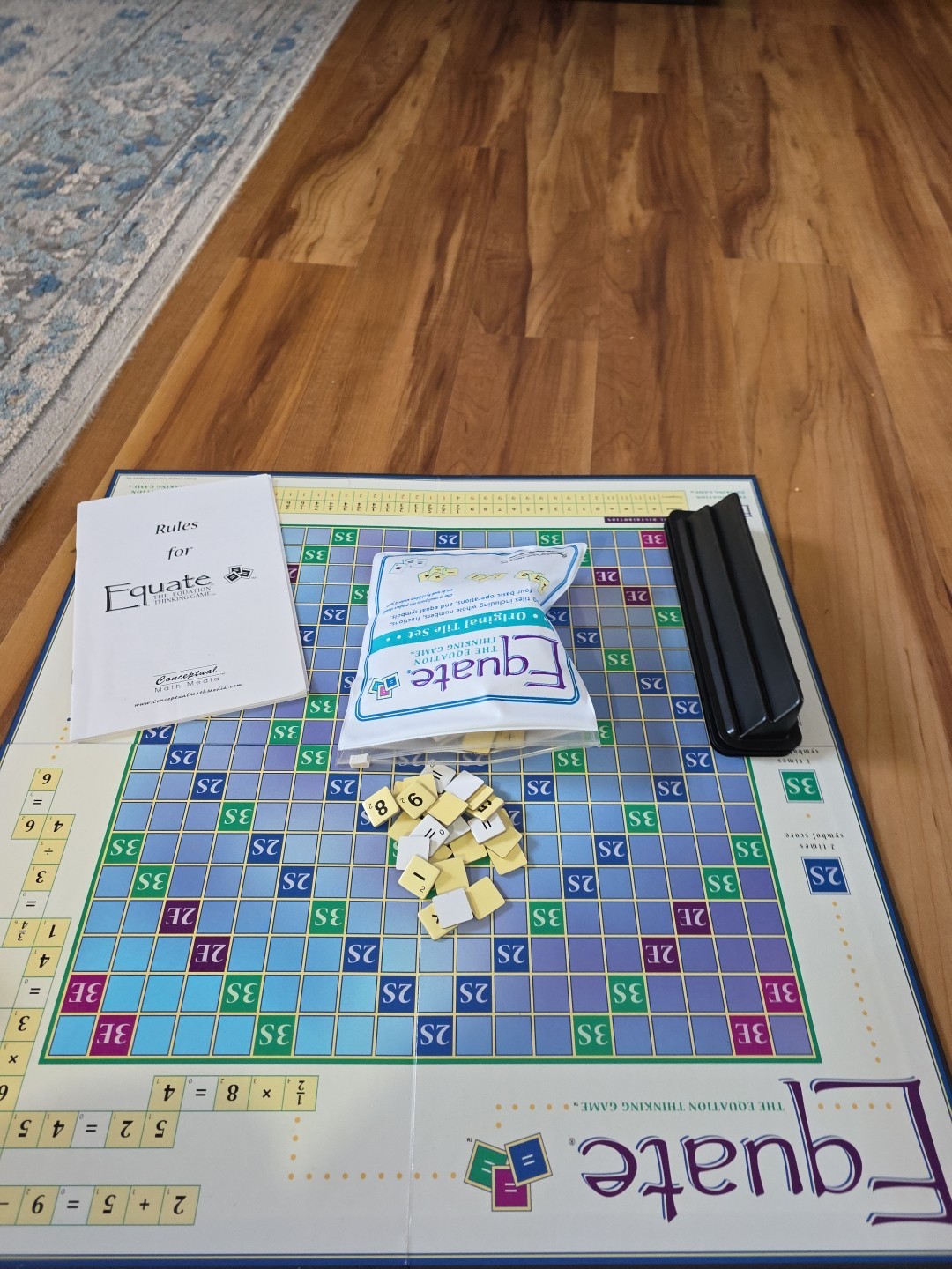 Equate The Equation Thinking Game Complete Math Board Game 01001 Excellent VGC