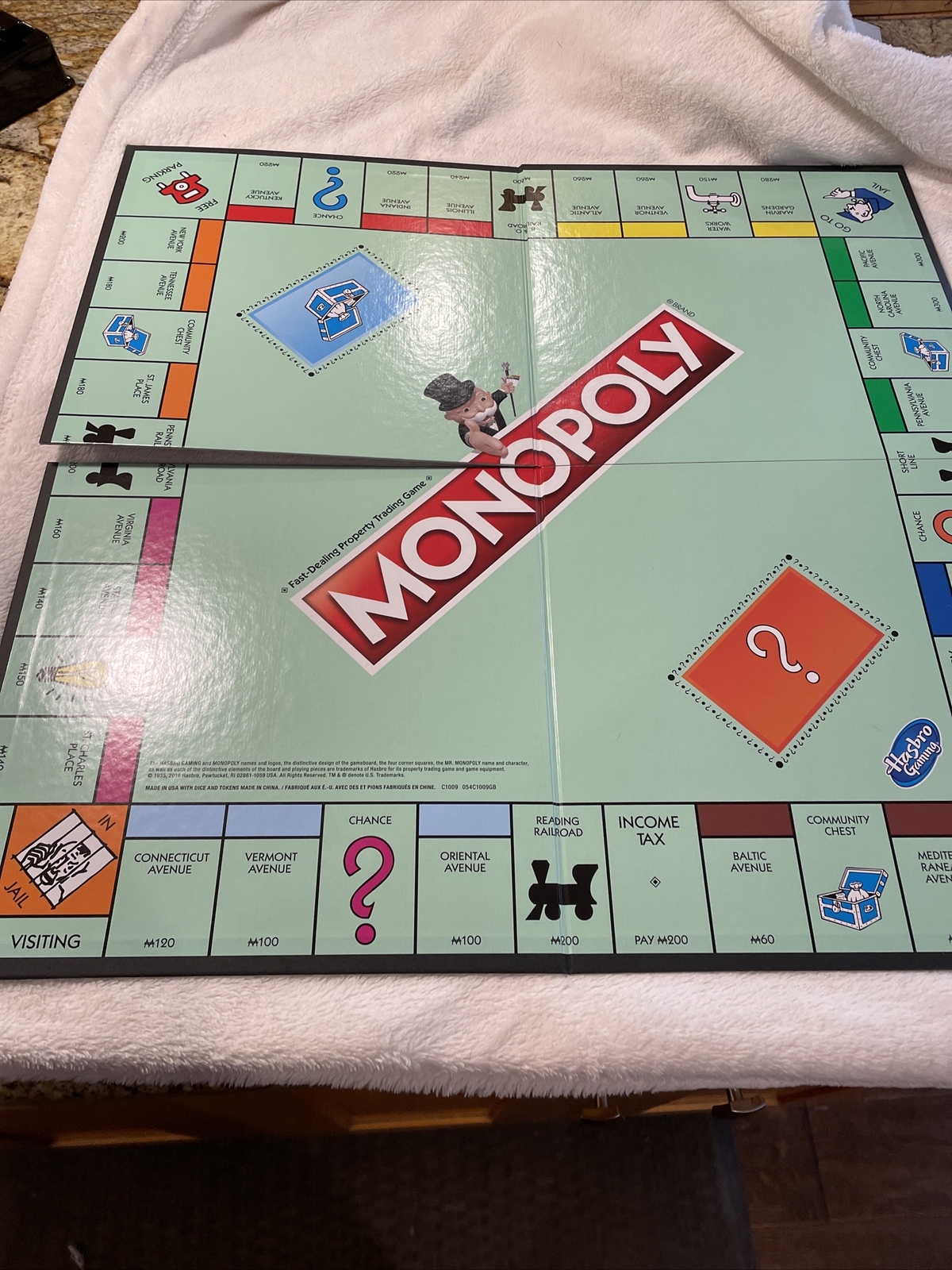 Monopoly Board Game Replacement Board & Instruction Manual Booklet Only