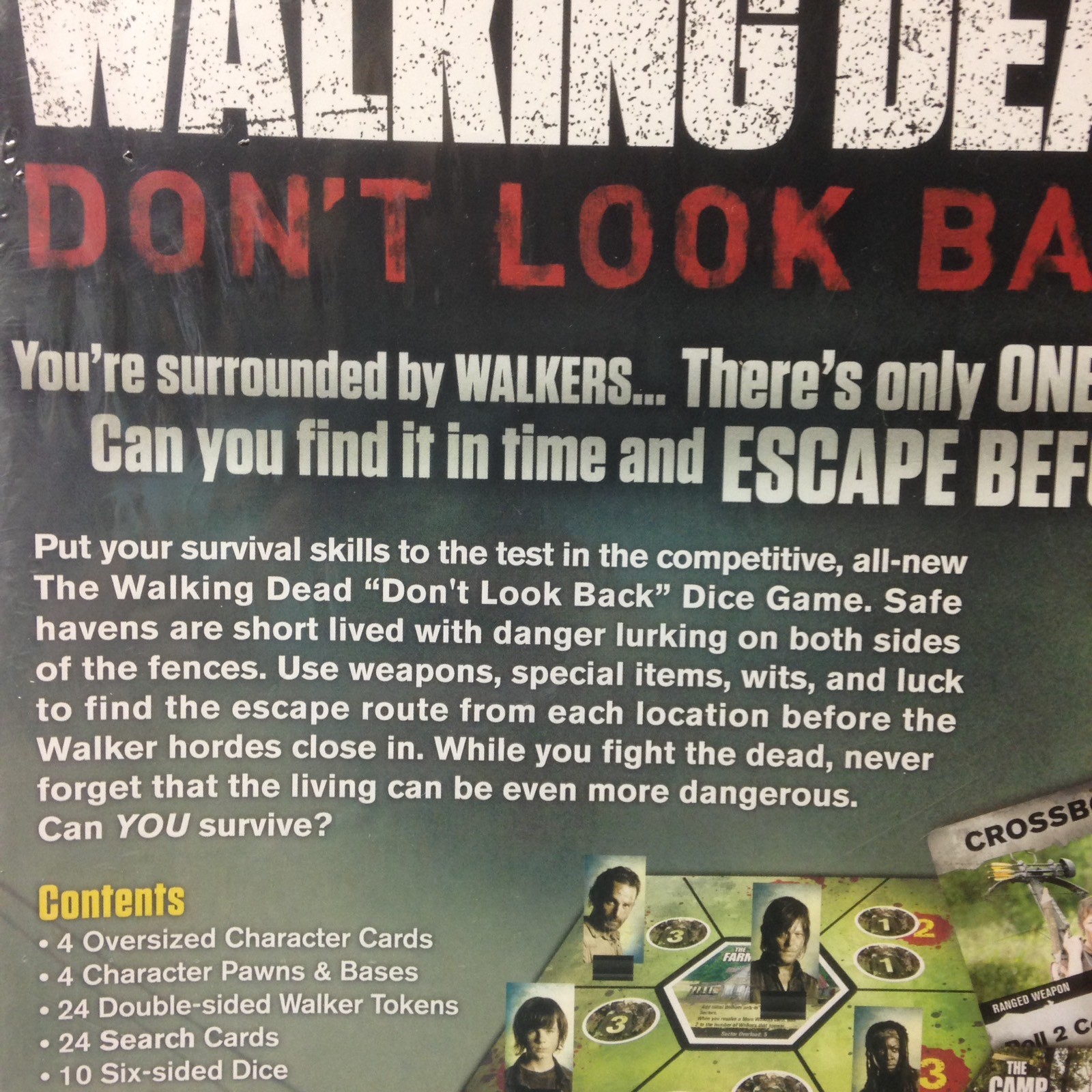 The Walking Dead AMC Don’t Look Back Dice Game New Sealed CRYPTOZOIC