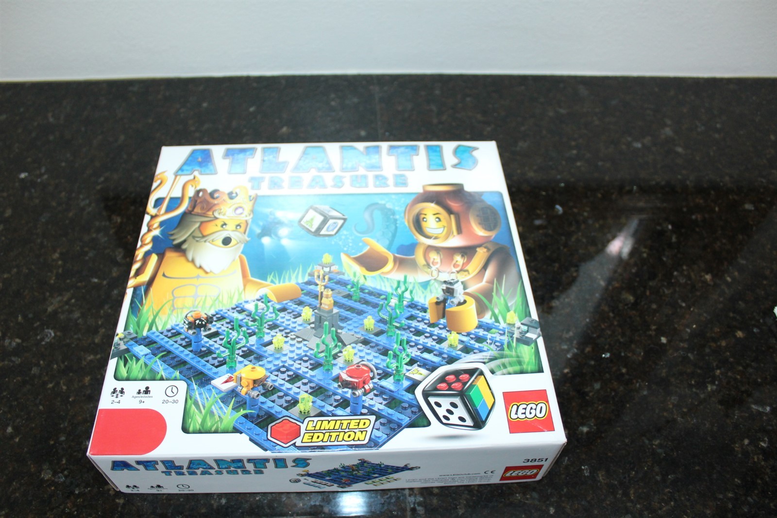 2010 Lego Limited Edition Atlantis Treasure Building Game Set #3851 2-4 Players