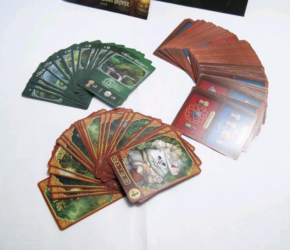 Board Card Game Lot: Raccoon Tycoon & Sunflower Valley
