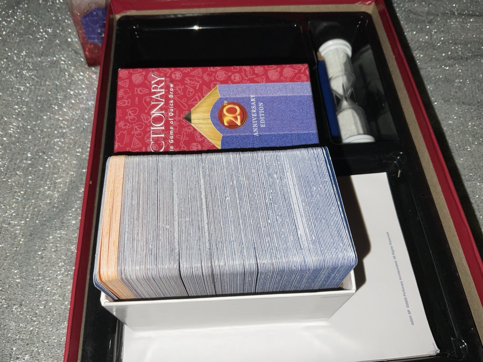 Pictionary The Game of Quick Draw 20th Anniversary Edition Parker Brother Hasbro