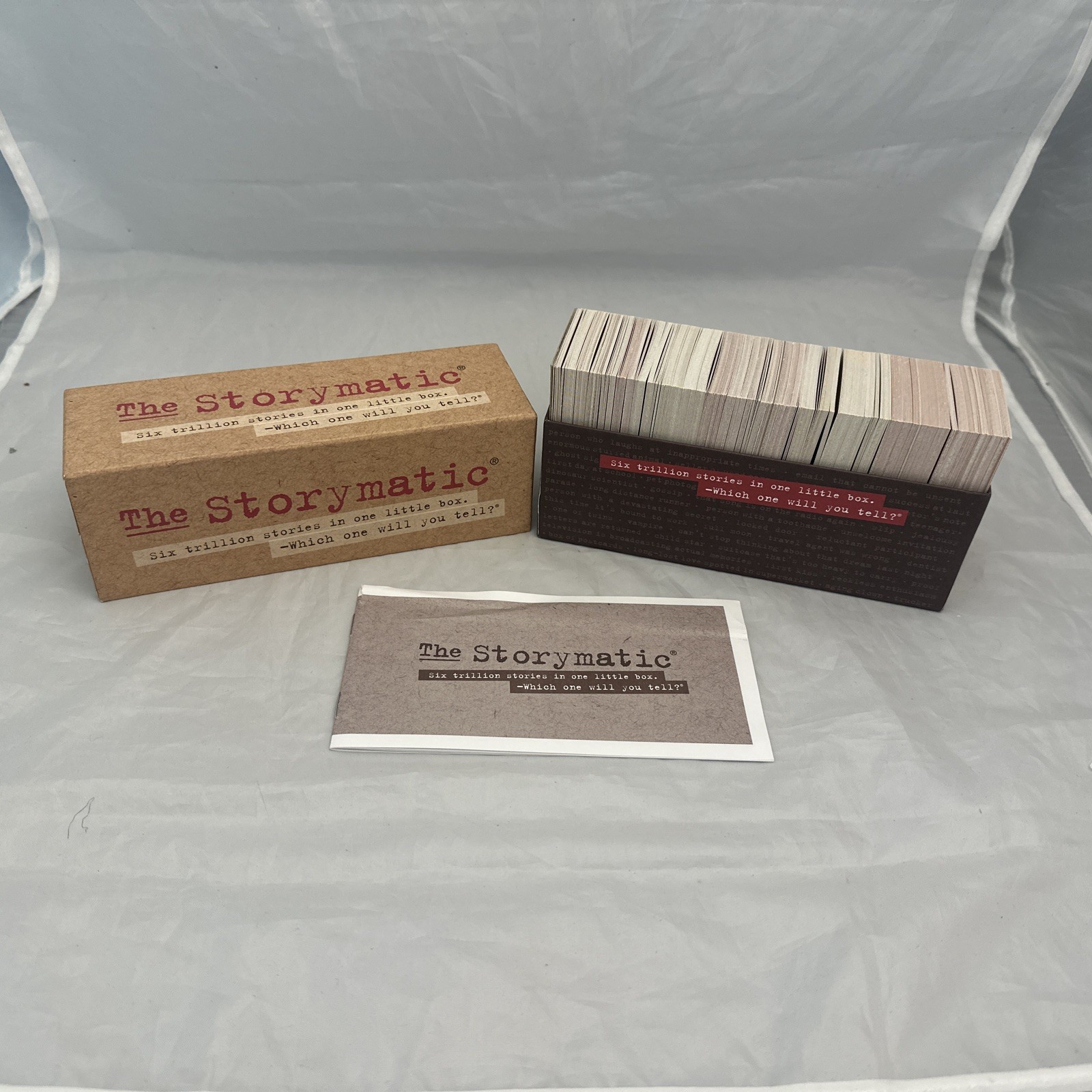 The Storymatic Game 2004 Six Trillion Stories Writing Prompt Teaching Tool USA