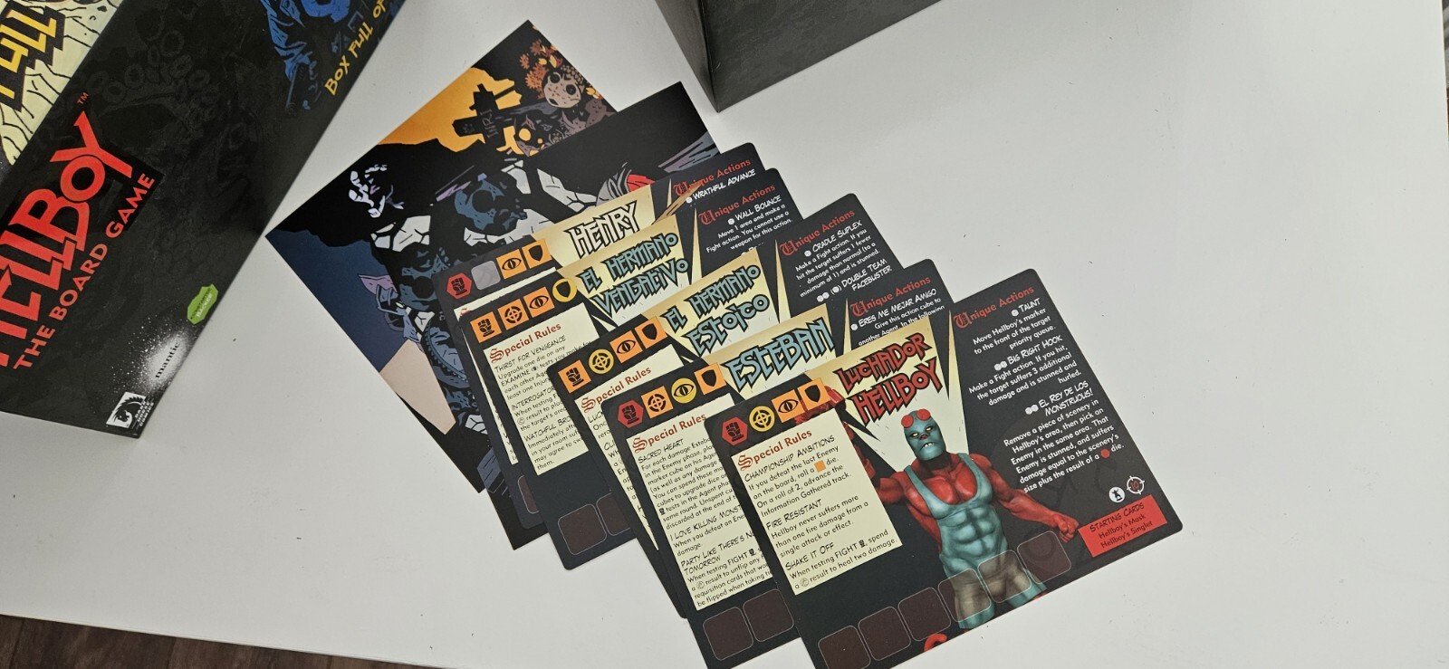 Hellboy Board Game Box Full of Evil Expansion Kickstarter