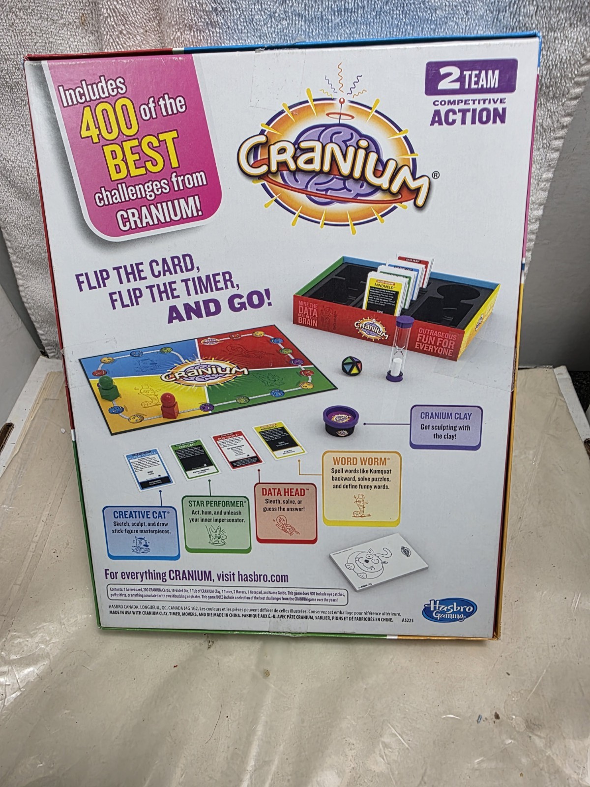 New 2013 Open Box Hasbro Cranium Game