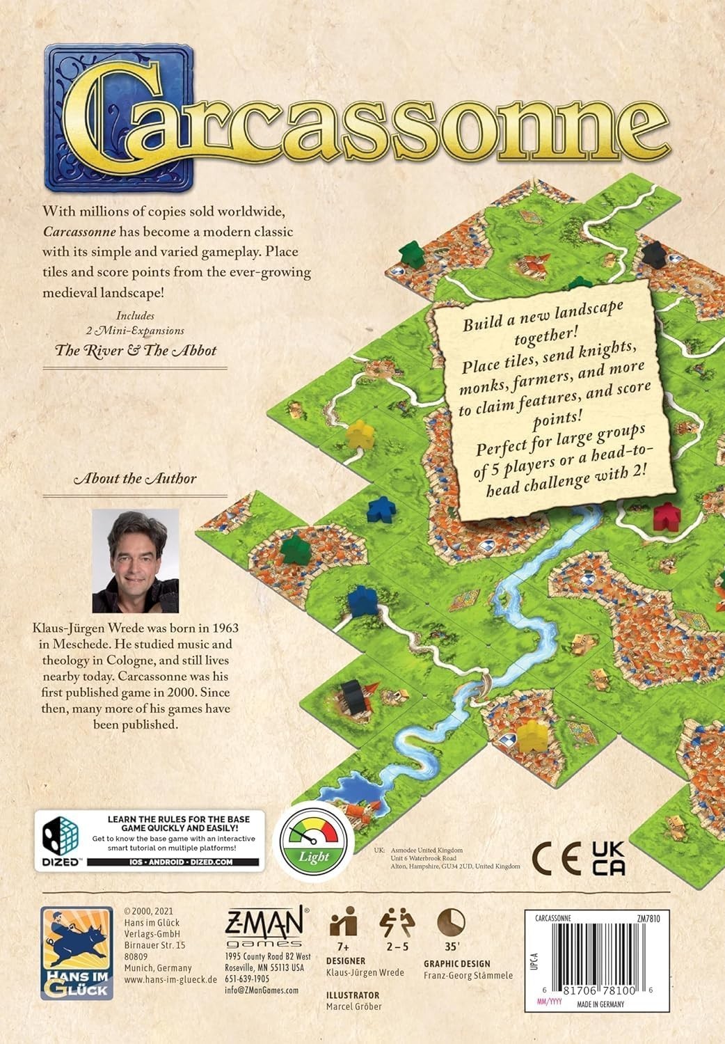 Carcassonne Tile Placement Game – Family Strategy Adventure