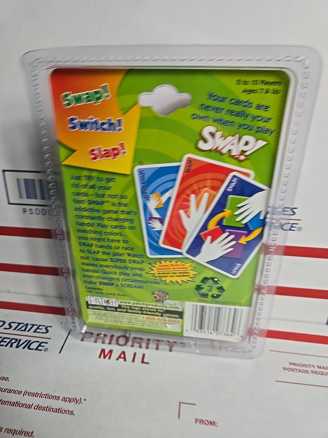 NEW SEALED SWAP! Switch! Slap! Card Game Patch Products Big Deal