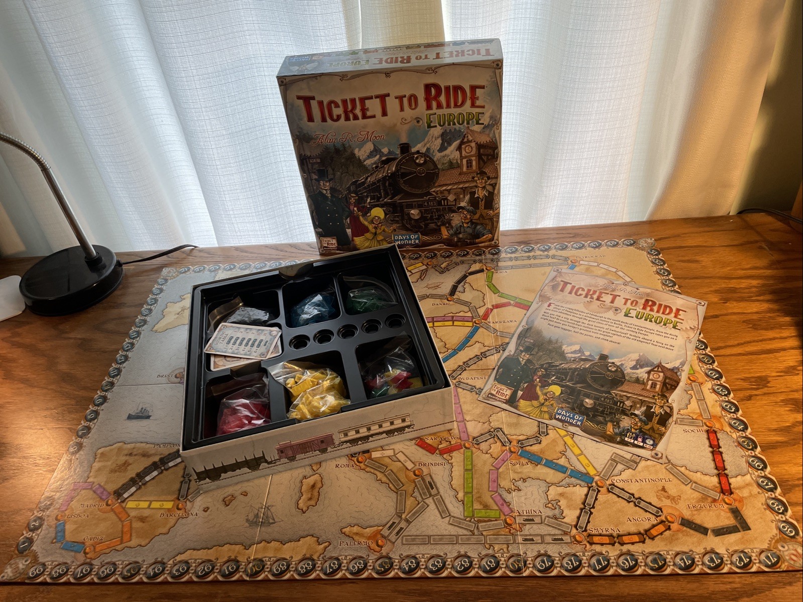 Days of Wonder Ticket to Ride Europe Board Game New In Open box