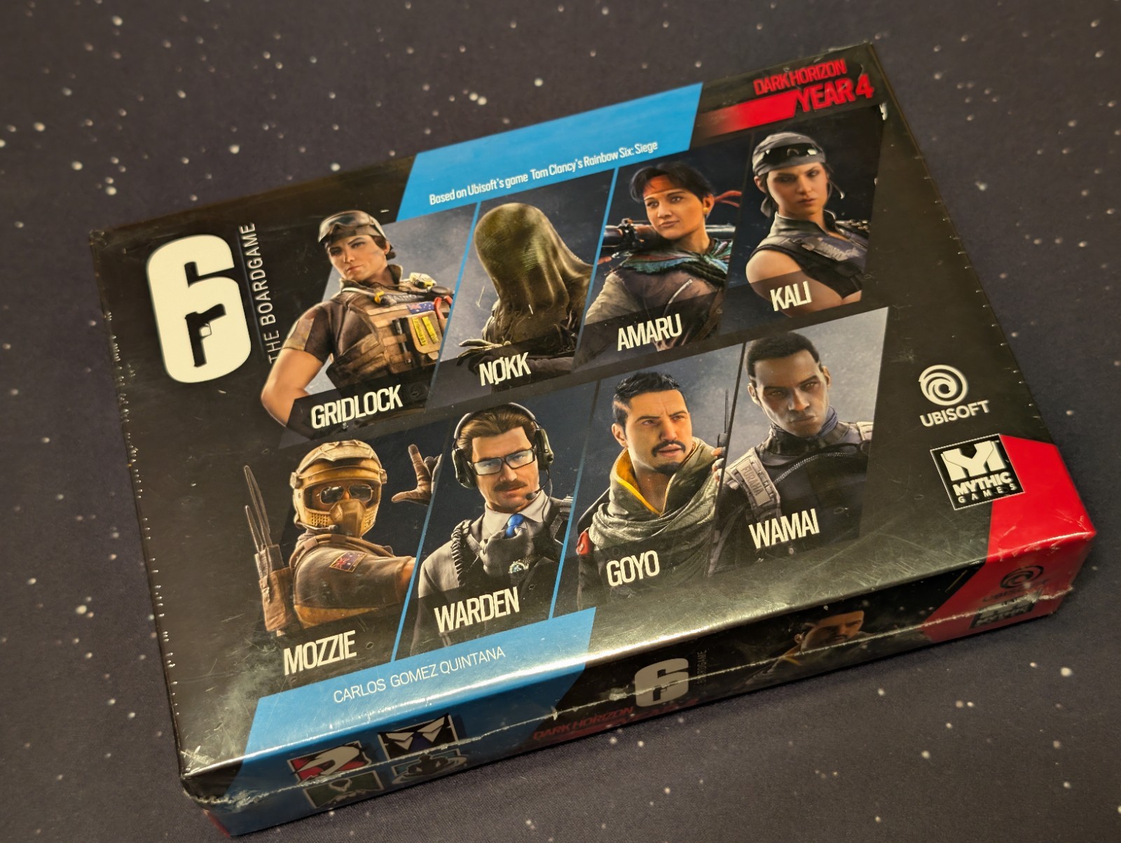 Rainbow Six 6 Siege Board Game Sealed Mythic Games Deluxe Storage Laser Playmat