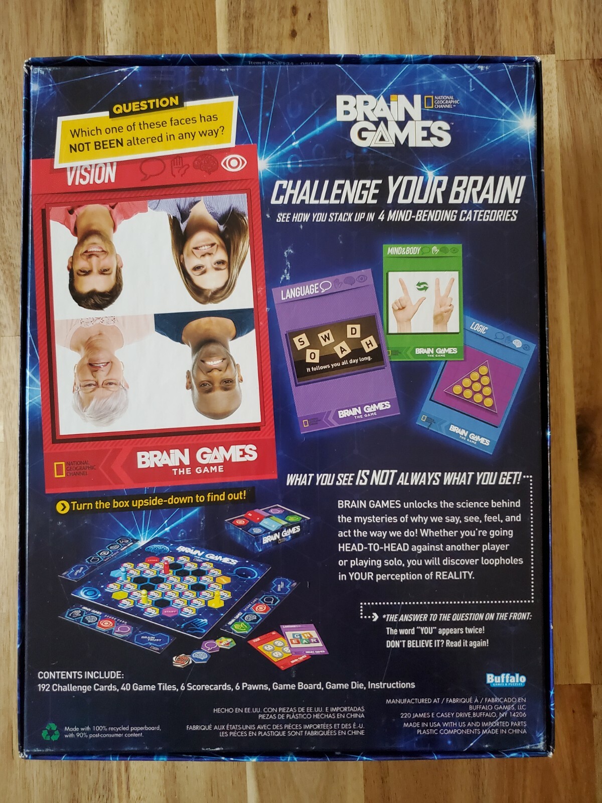National Geographic Channel Brain Games The Game – Complete