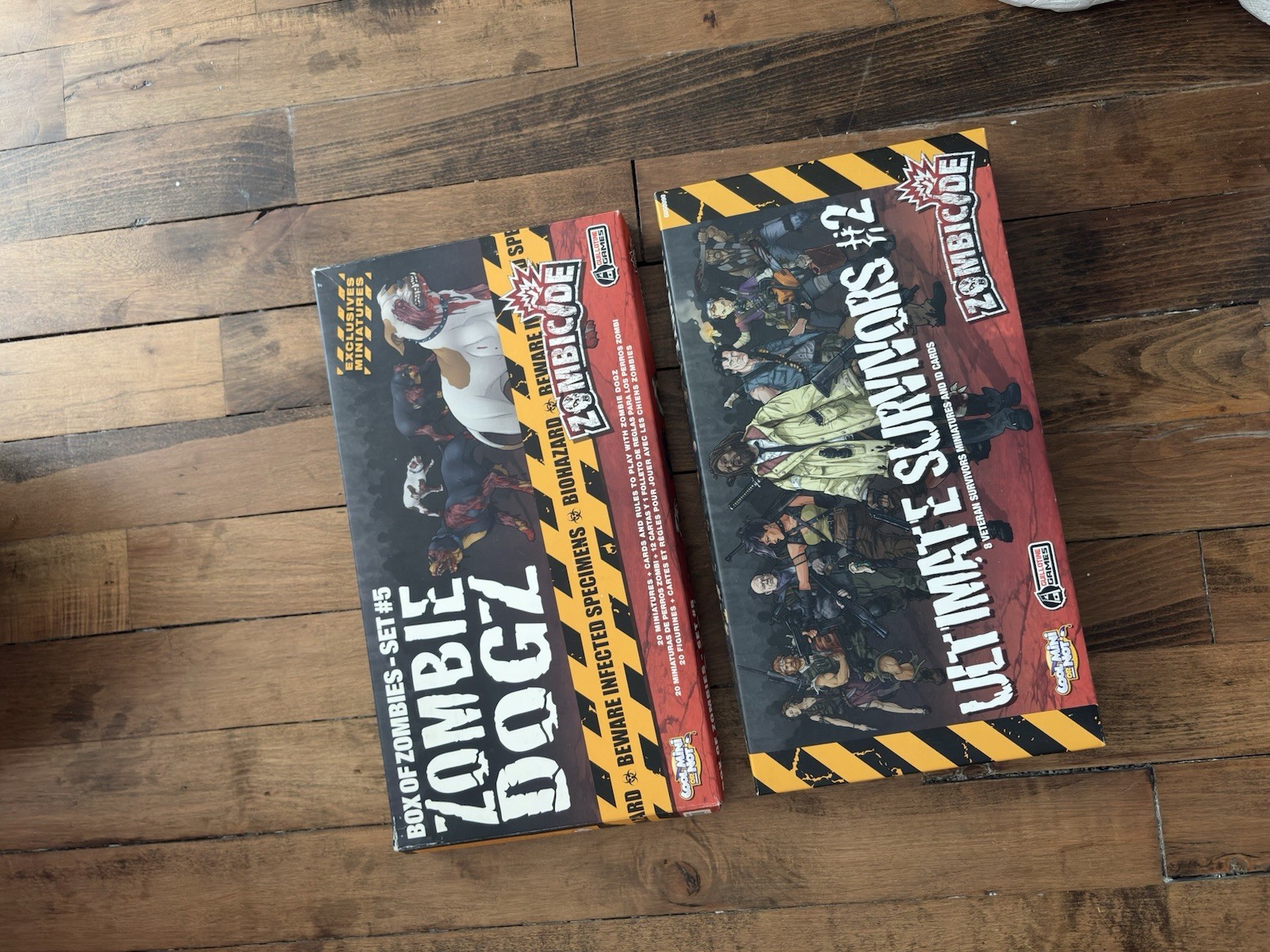 Zombicide board game lot – Zombicide – Toxic City – Prison Outbreak + extras