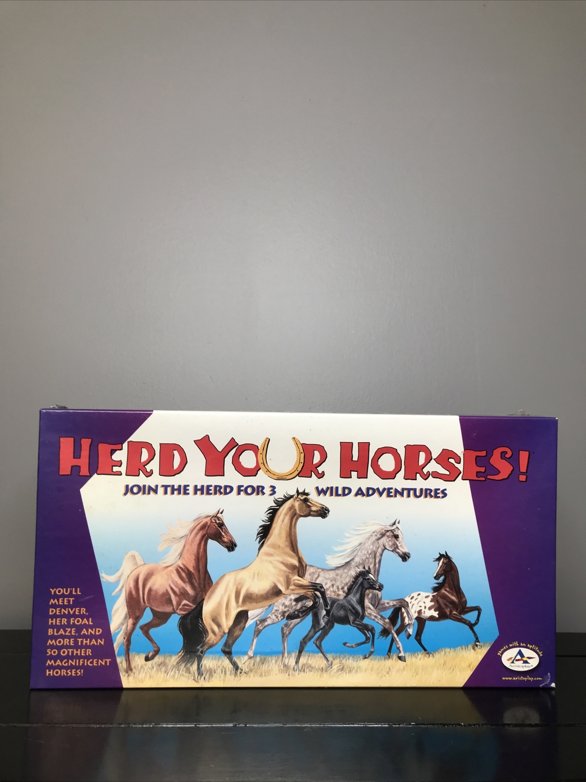 New Sealed Aristoplay Herd Your Horses Board Game