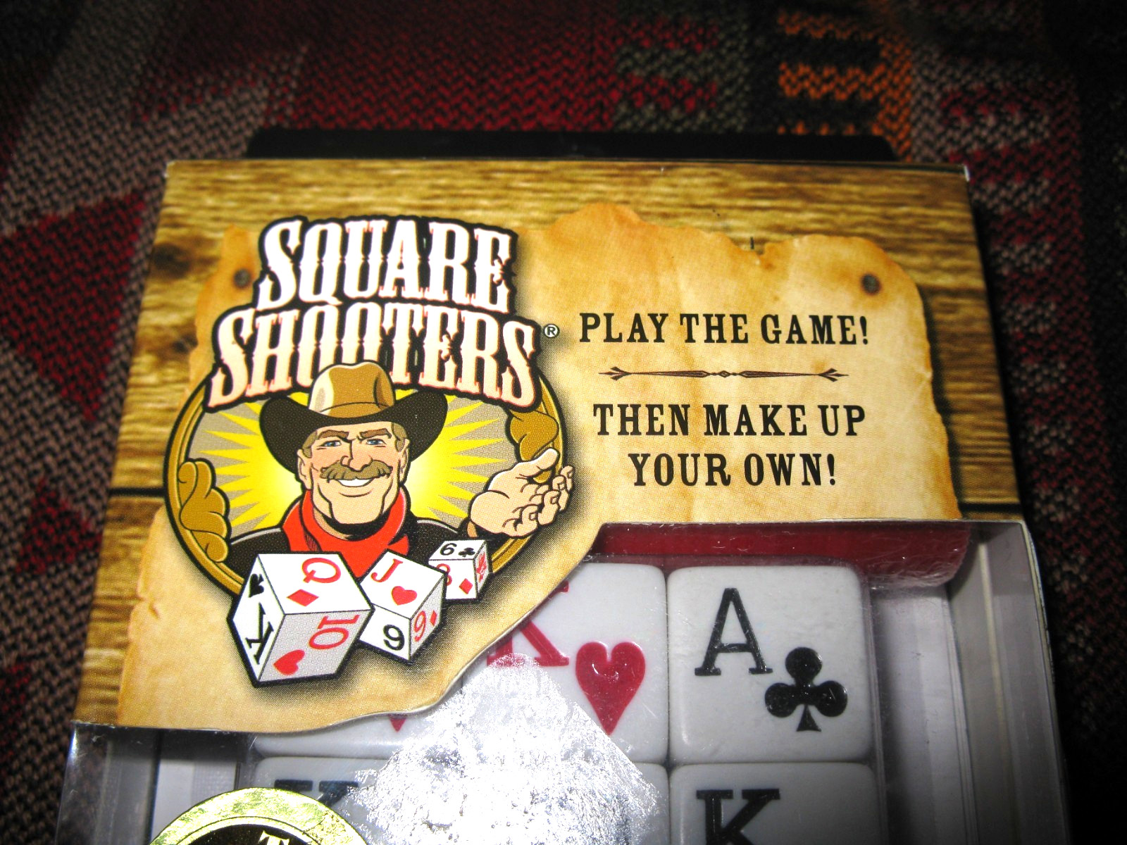 Square Shooters Dice Game Deck of Cards On Dice OS sealed 2011