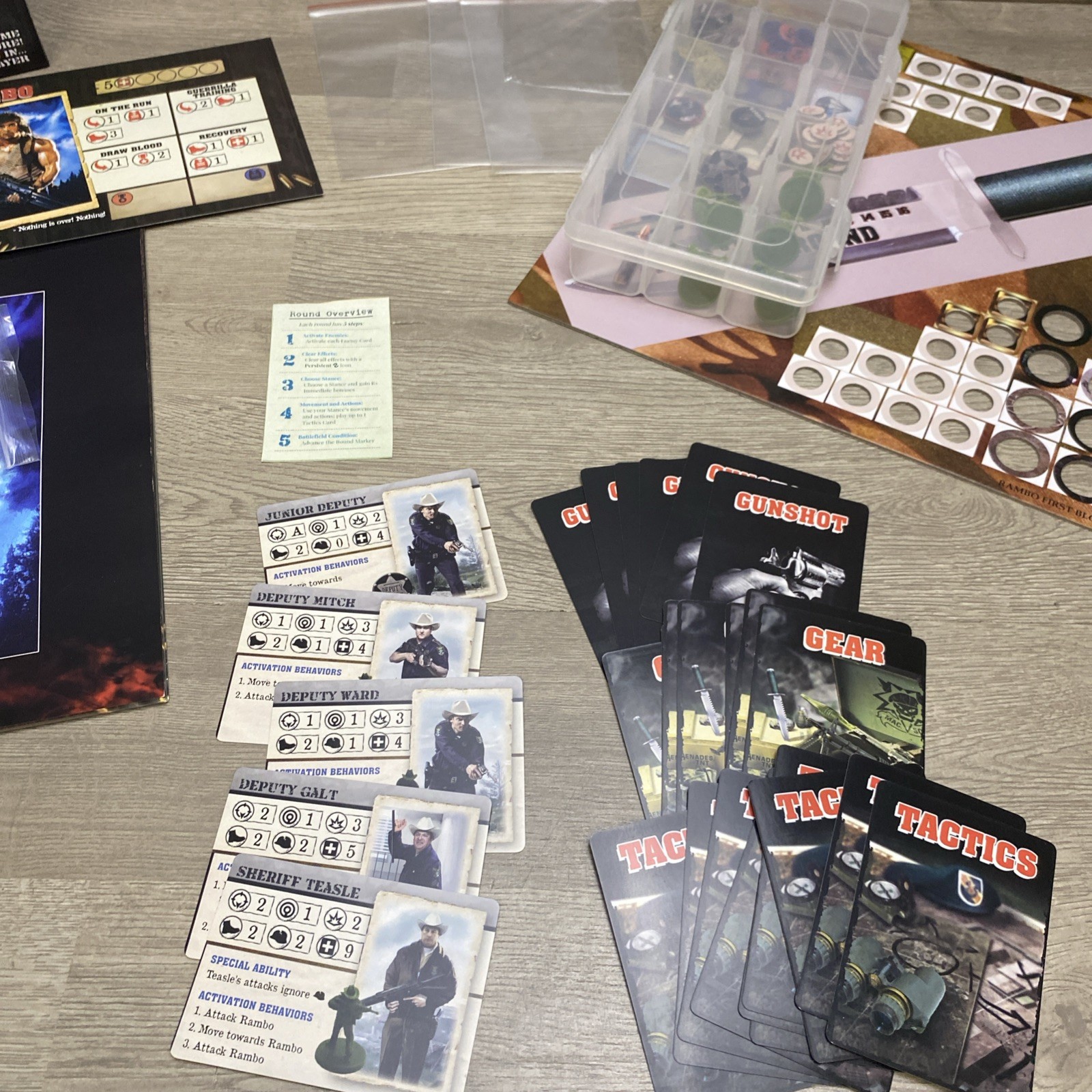 Everything Epic Board Game Rambo – The Board Game – First Blood Box EX/NM