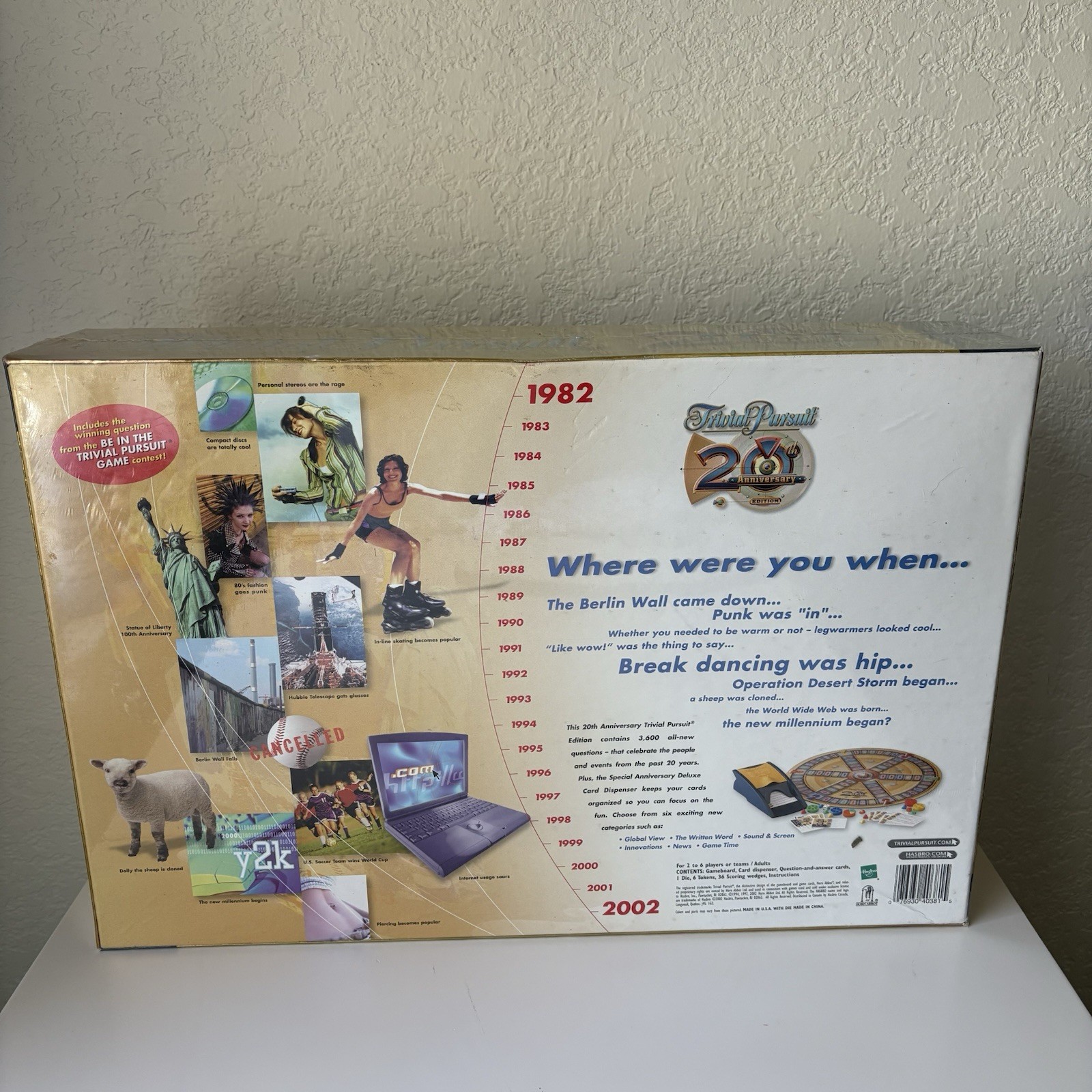 Trivial Pursuit 20th Anniversary Edition Board Game Trivia New / Sealed *