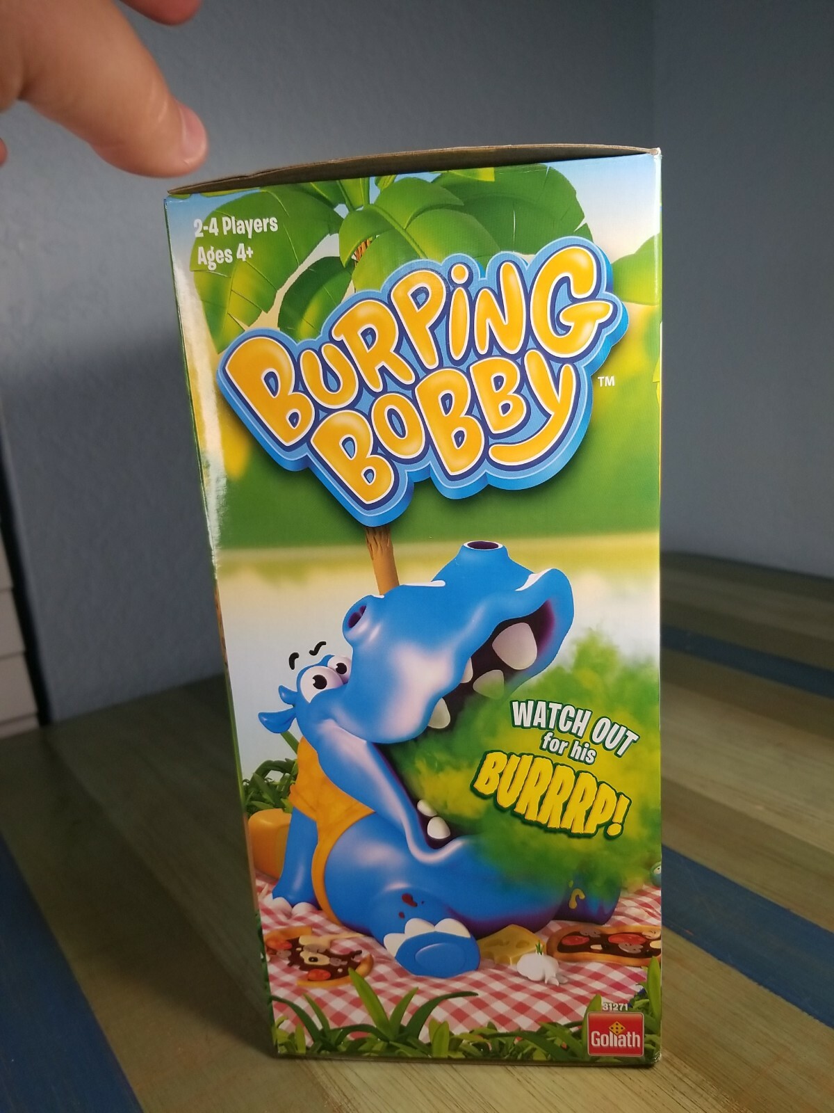 Burping Bobby Hippo Game Feed The Hippo But Watch Out for His Burp NEW