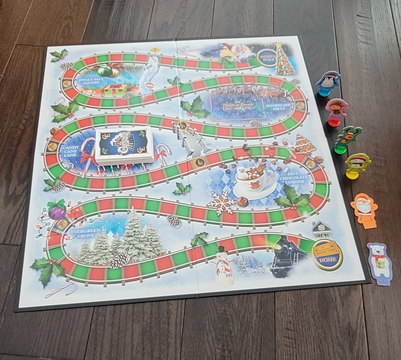 THE CHRISTMAS EXPRESS GAME Board Game COMPLETE GAME 8 Years & Up 2-4 PLAYERS