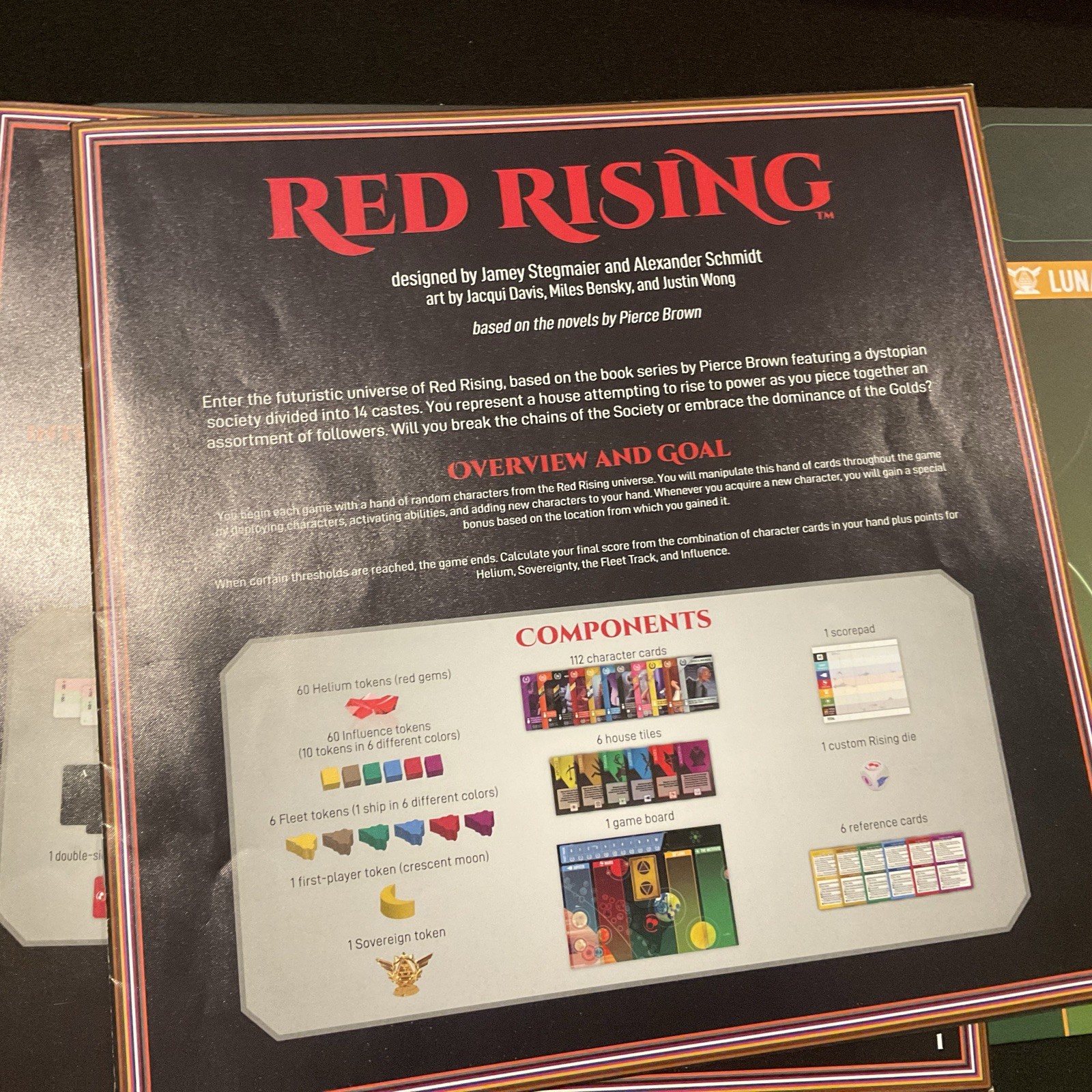 Stonemaier Games Red Rising Board Game Complete with Extra Premium Components