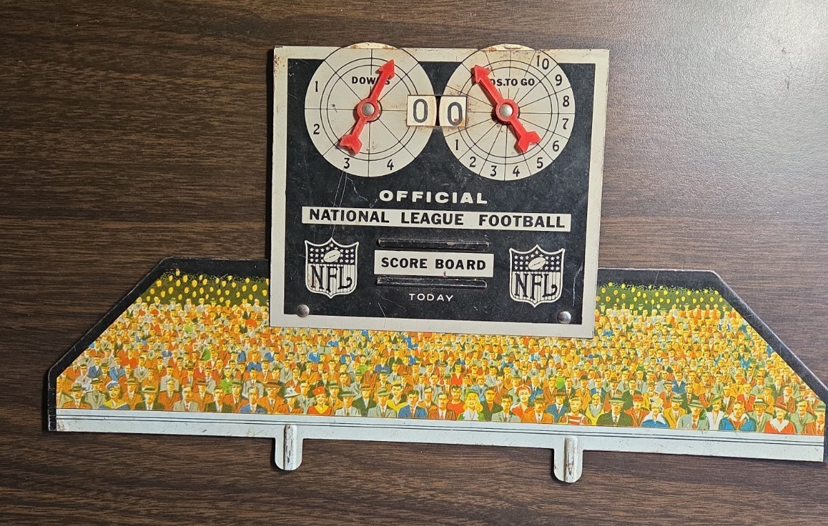 1950’s-1960’s 2 National Football League Game-Fans & Scoreboards Only By Gotham
