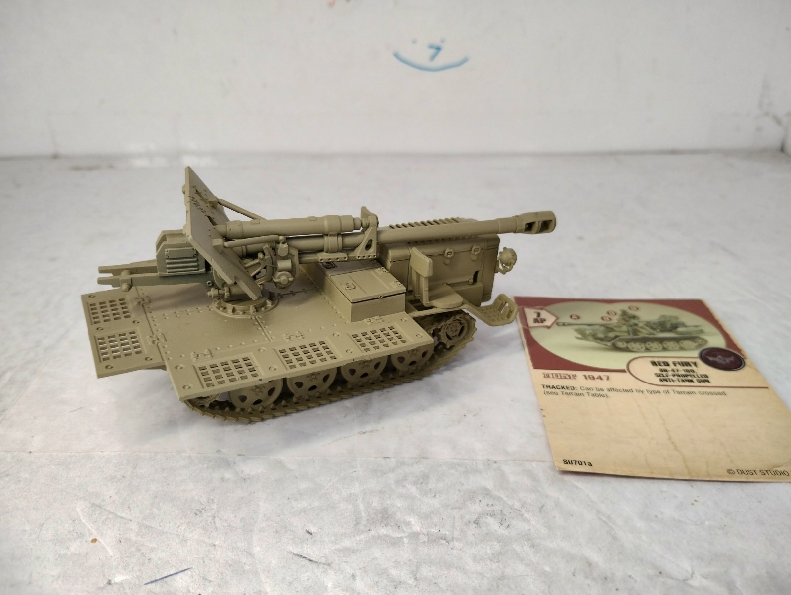 Dust Tactics: BR 47 Self-Propelled Weapon Platform red fury