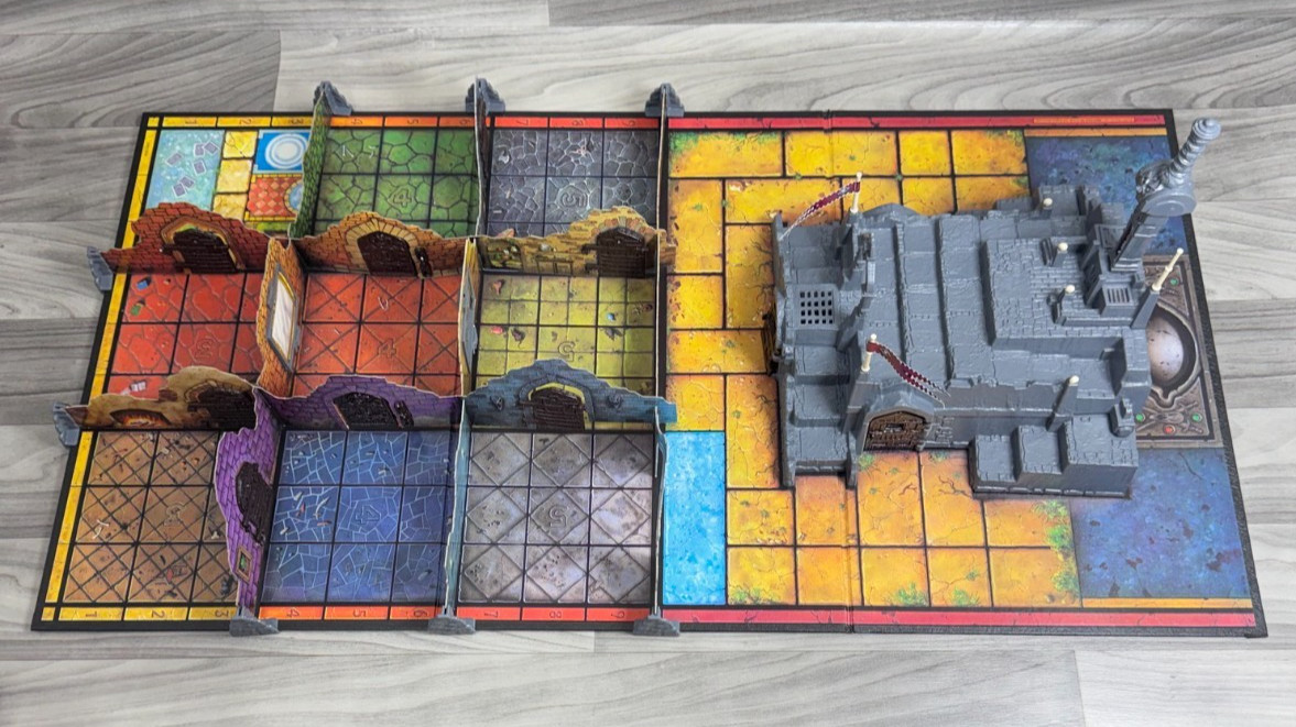 DARK WORLD FANTASY ADVENTURE BOARD GAME 1992 MATTEL INCOMPLETE AS IS