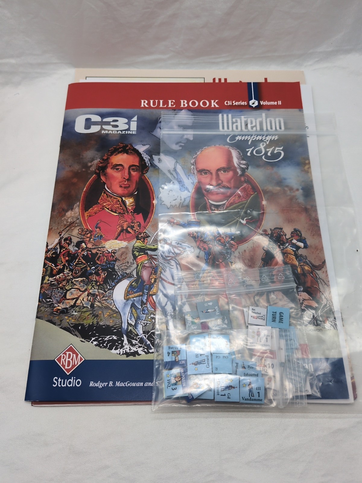 C3i #33 Waterloo Campaign 1815 Board Game Insert