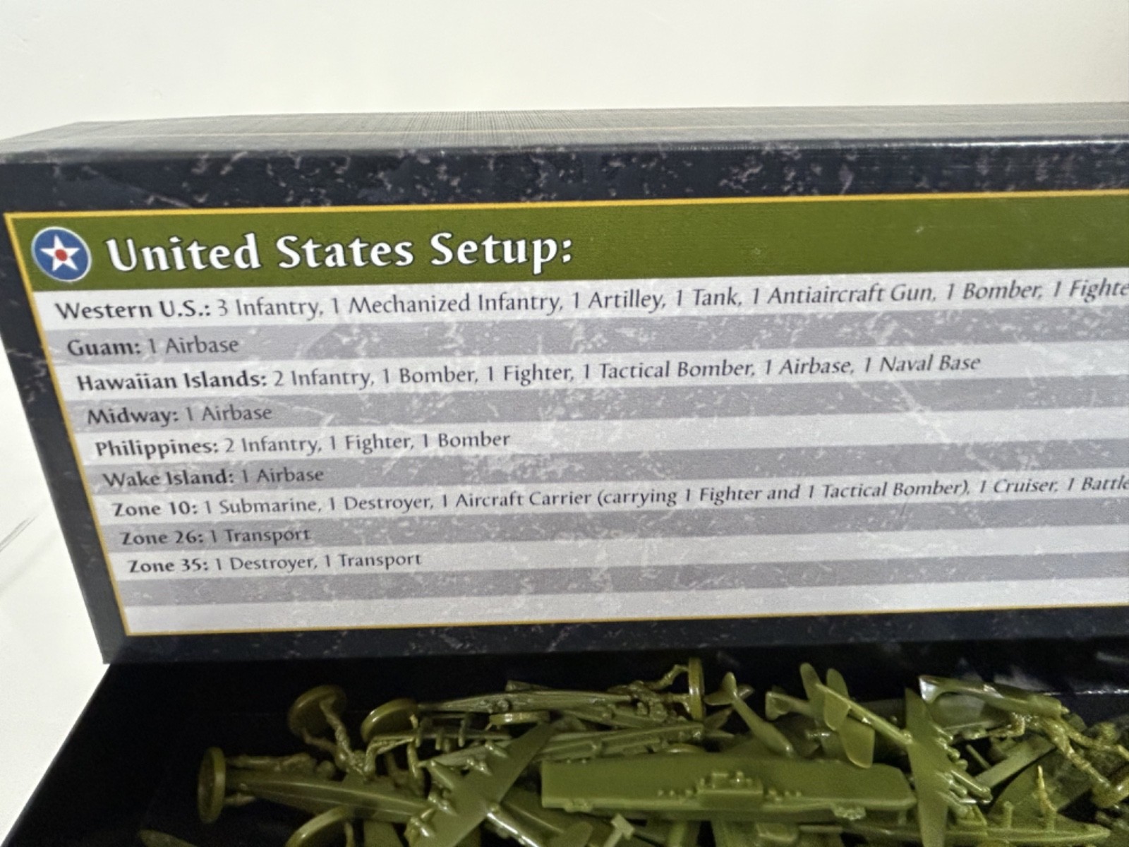 Avalon Hil A&A Axis & Allies United States USA FIGURES ONLY Lot of 87 Pieces S1