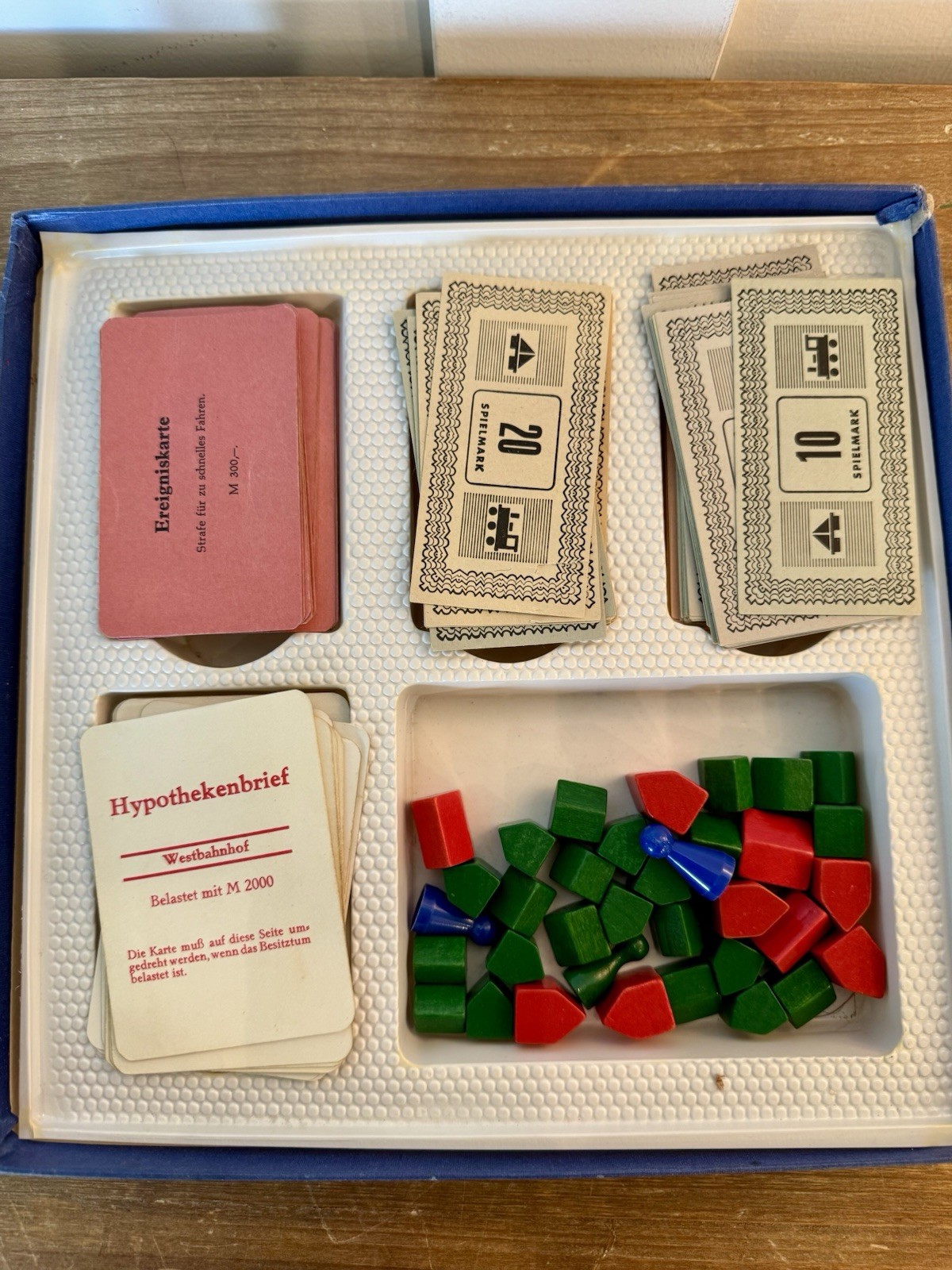 Vintage Monopoly Game Silber Edition Spiele Schmidt German 1940s See Descp