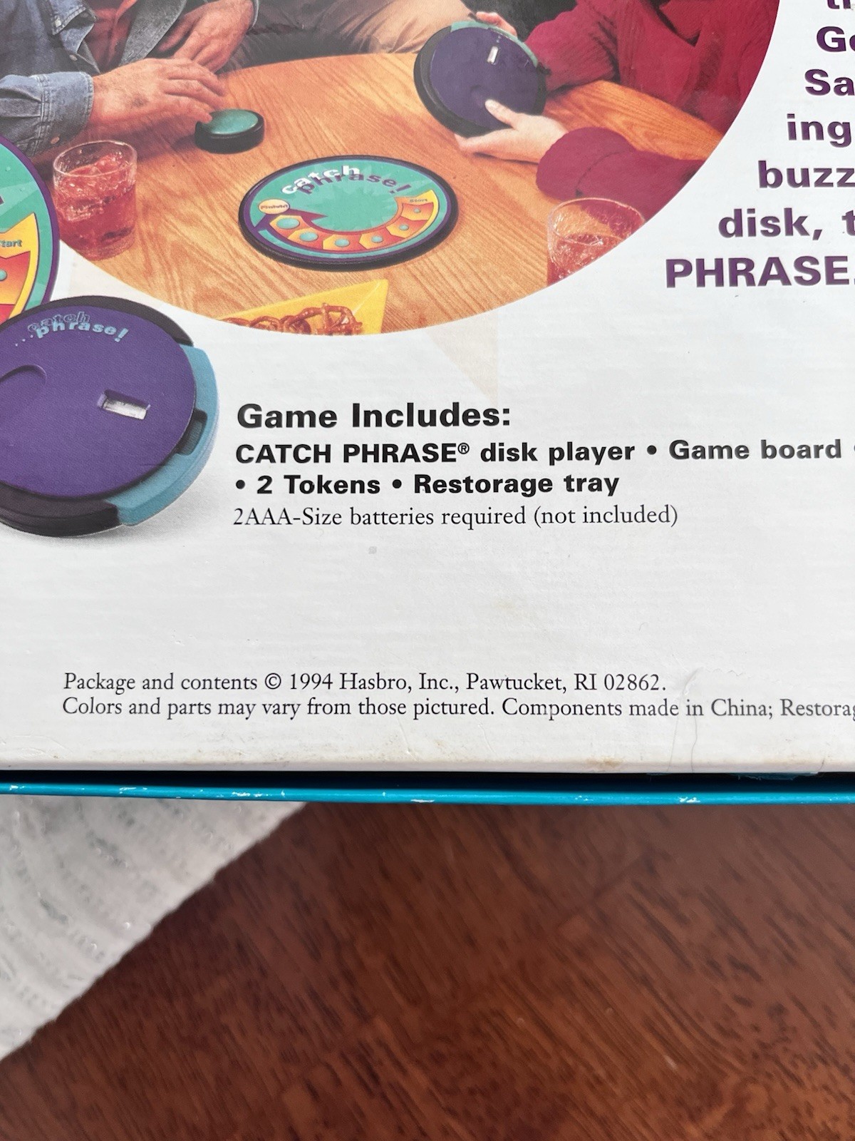 Vintage 1994 Hasbro Catch Phrase Party Game Works Complete Great Condition