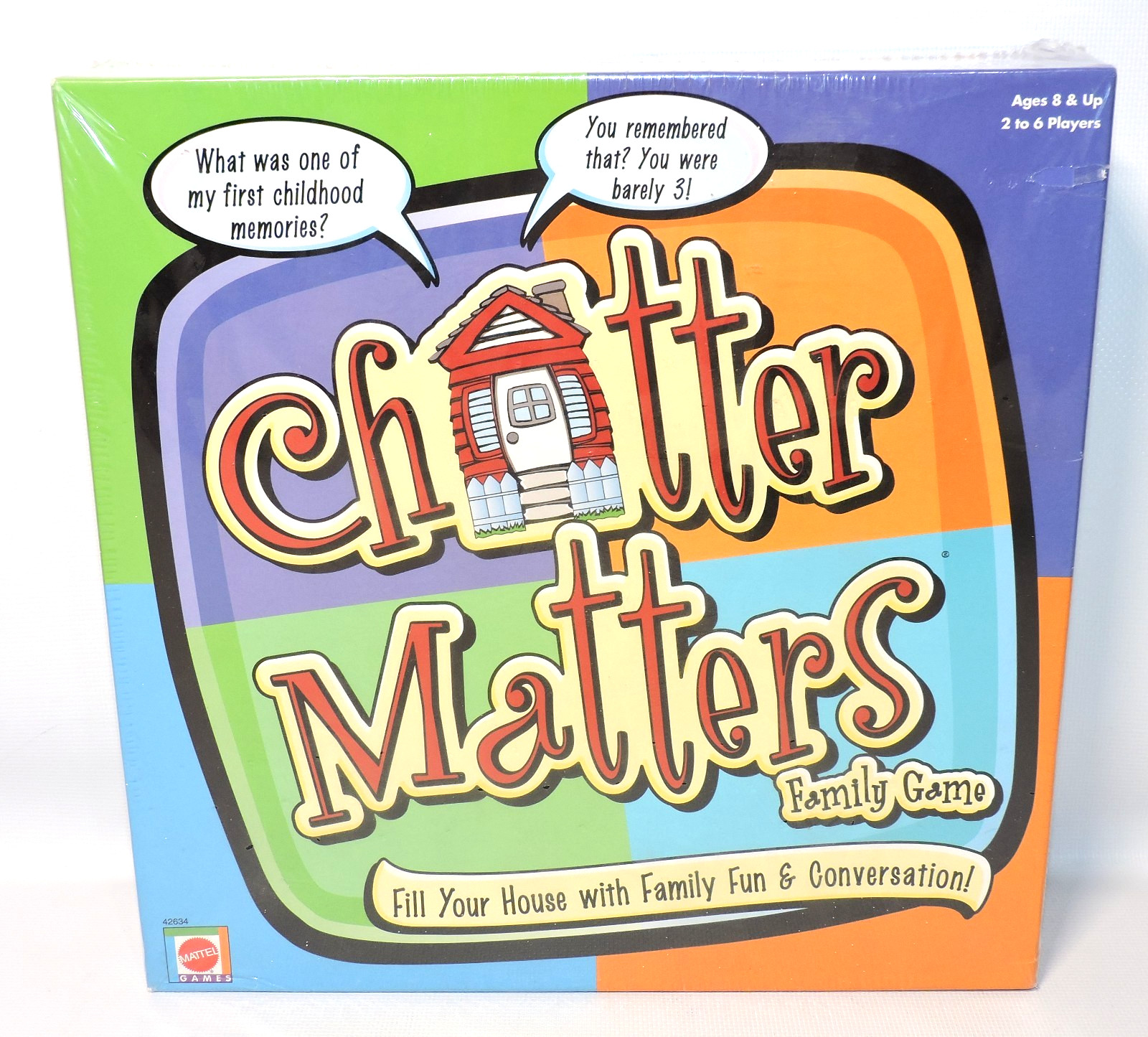 The Chatter Matters Family Fun Game, 2 to 6 Players, Ages 8 and Up, NEW, SEALED