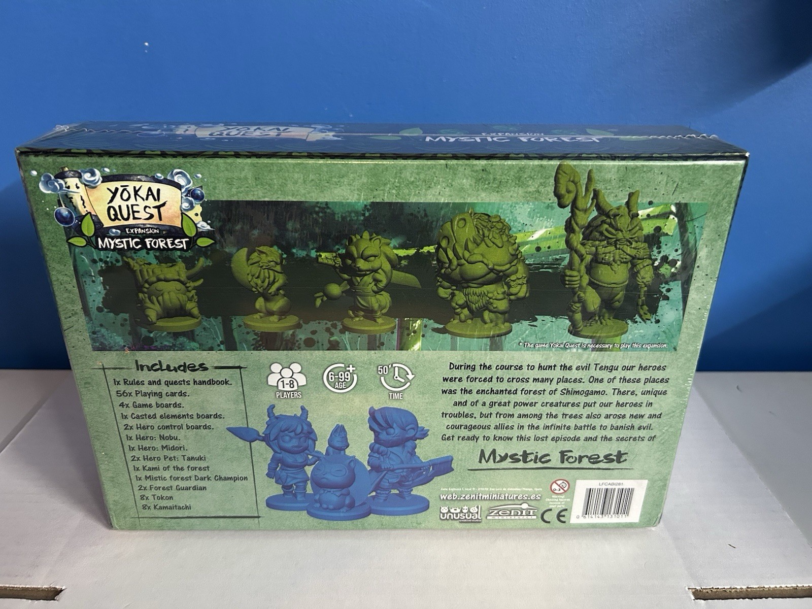 Yokai Quest Mystic Forest Expansion Board Game Zenit Miniatures – SEALED!