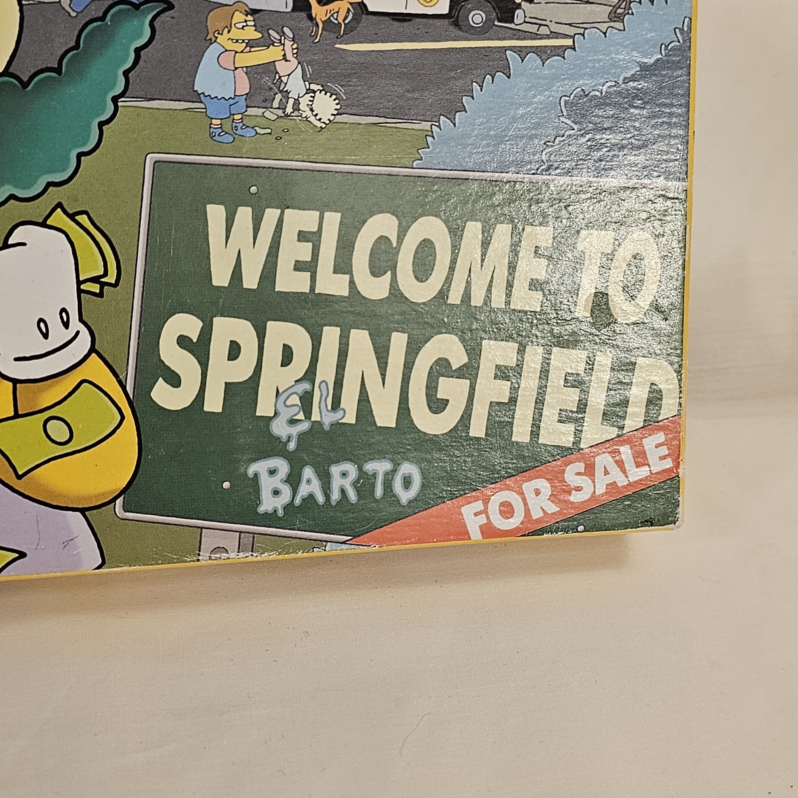 Simpsons Monopoly Board Game 2001 USAopoly Parker Brothers Incomplete 3 Pieces