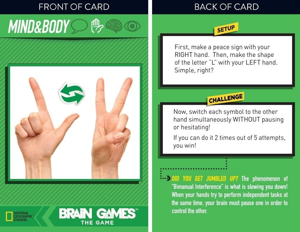 Brain Games The Game Based on the Emmy Nominated National Geographic Channel
