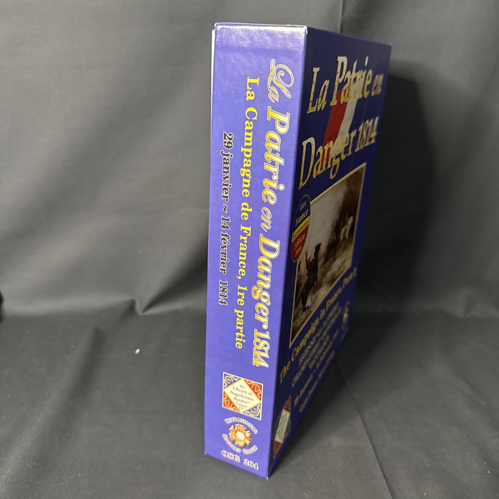 LA PATRIE EN DANGER 1814 (Napoleonic) Game by OSG::©2004::Unpunched::Open Box