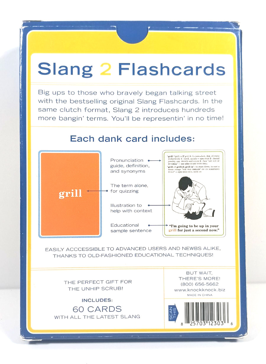 Slang 2 Flashcards By Knock Knock 60 Latest Slang Cards