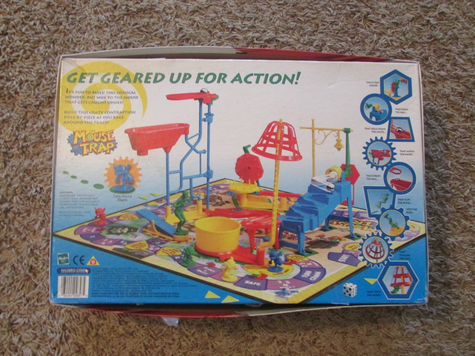 1999 Mouse Trap Game by Milton Bradley Complete VGC No box