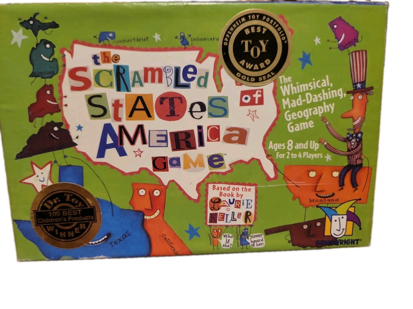 Scrambled States of America Game Geography 100% Complete Nice Condition
