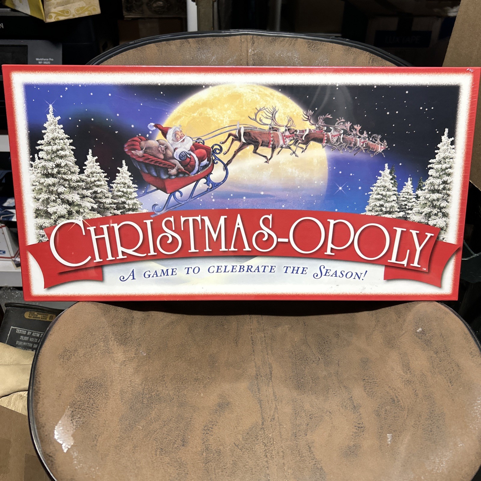 CHRISTMAS OPOLY “A GAME TO CELEBRATE THE SEASON” BRAND NEW, Late For The Sky.