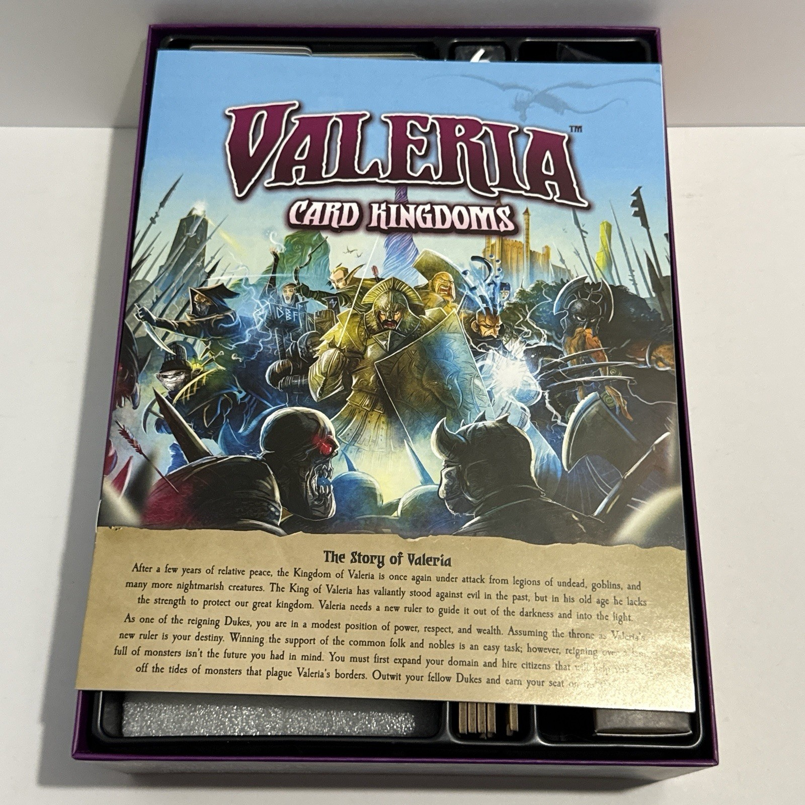 Valeria Card Kingdoms Game + Crimson Seas & Darksworn Expansions 2021 – Complete