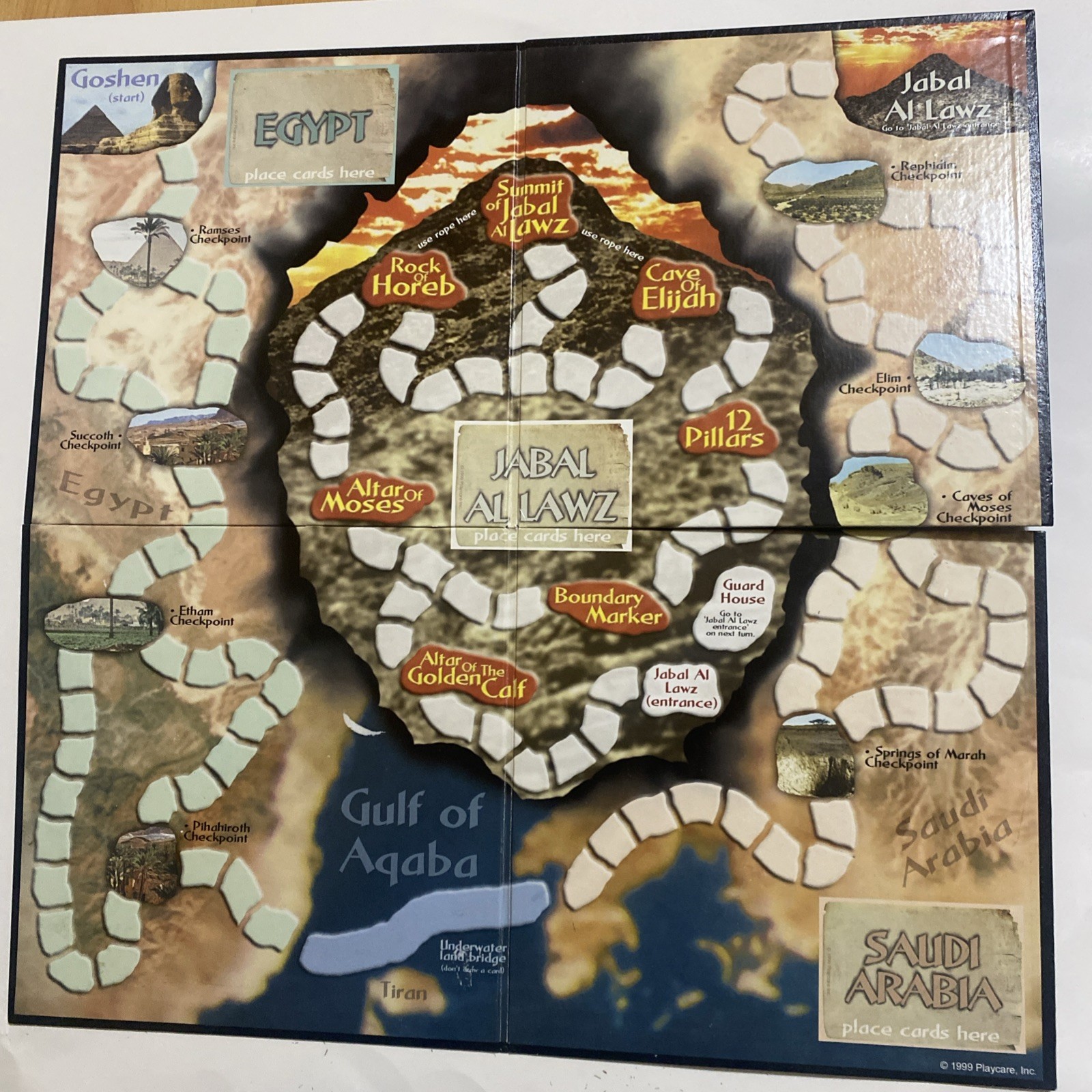 Tommy Nelson The Lost Mountain of God Biblical Adventure Board Game *Read*