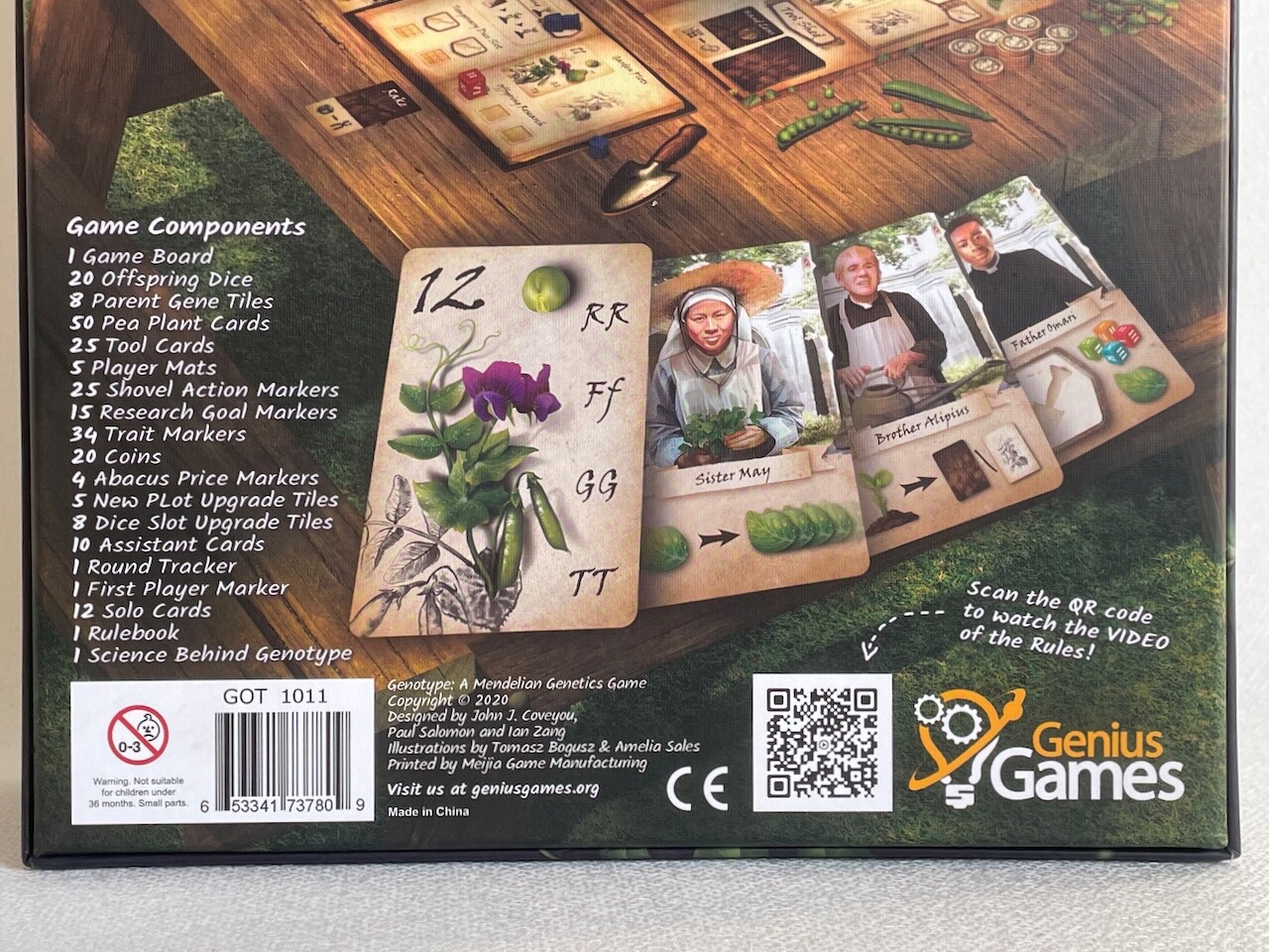Genotype: A Mendelian Genetics Board Game by Genius games – Mint Condition