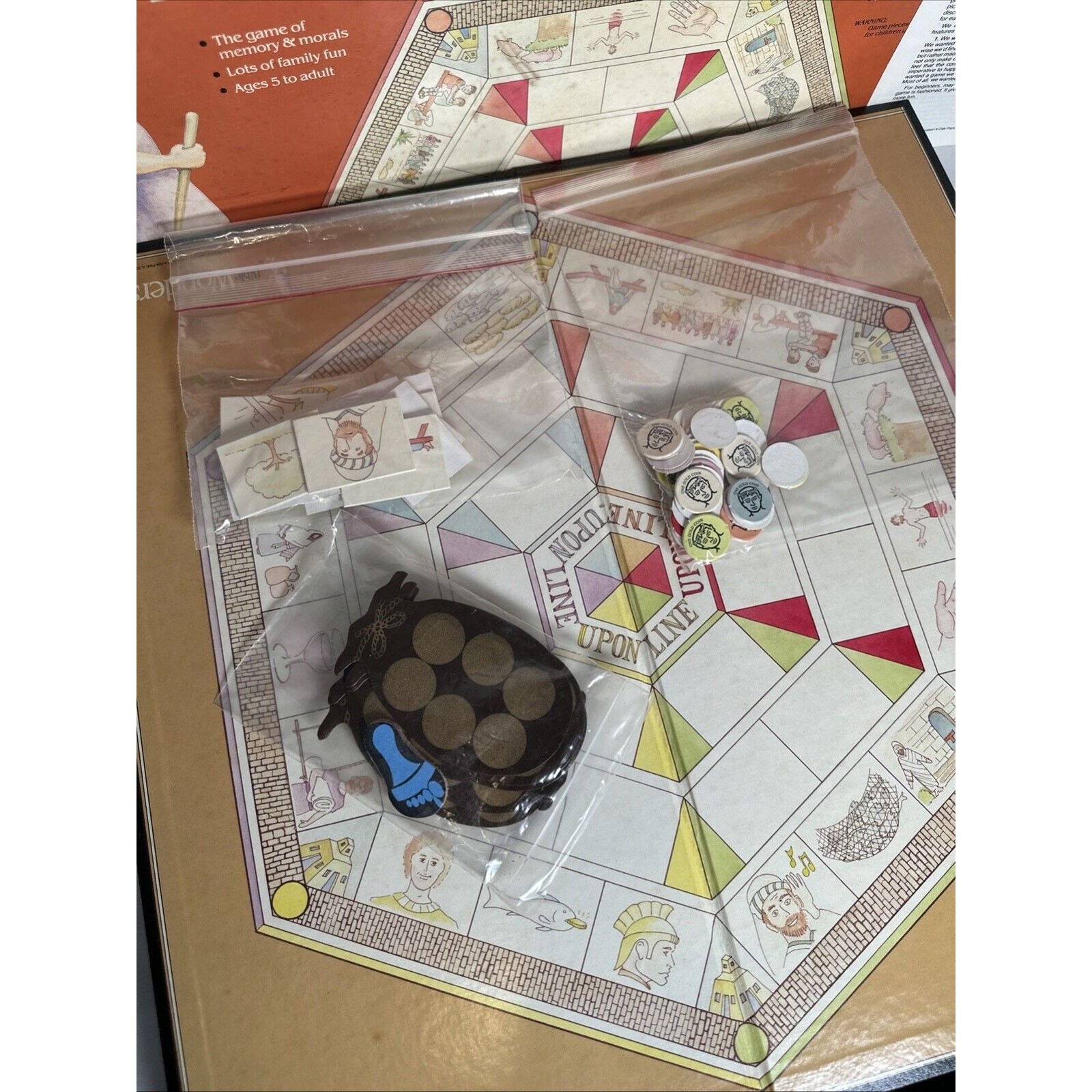 Bible Wonders Board Game – Vintage ages 5-adult