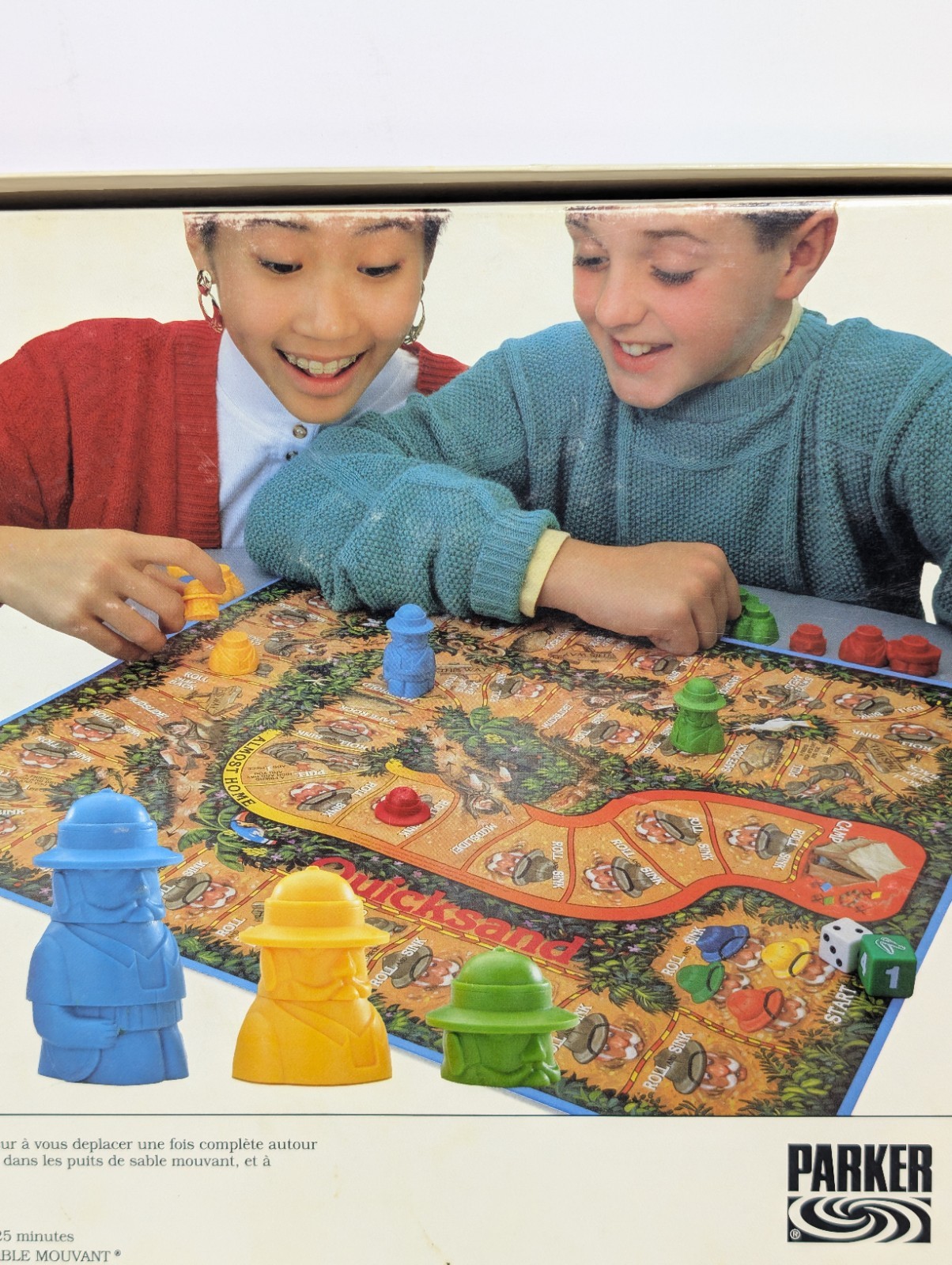 VTG Quicksand Boardgame COMPLETE Parker Brothers 1989 The Slip Slide Sink Game