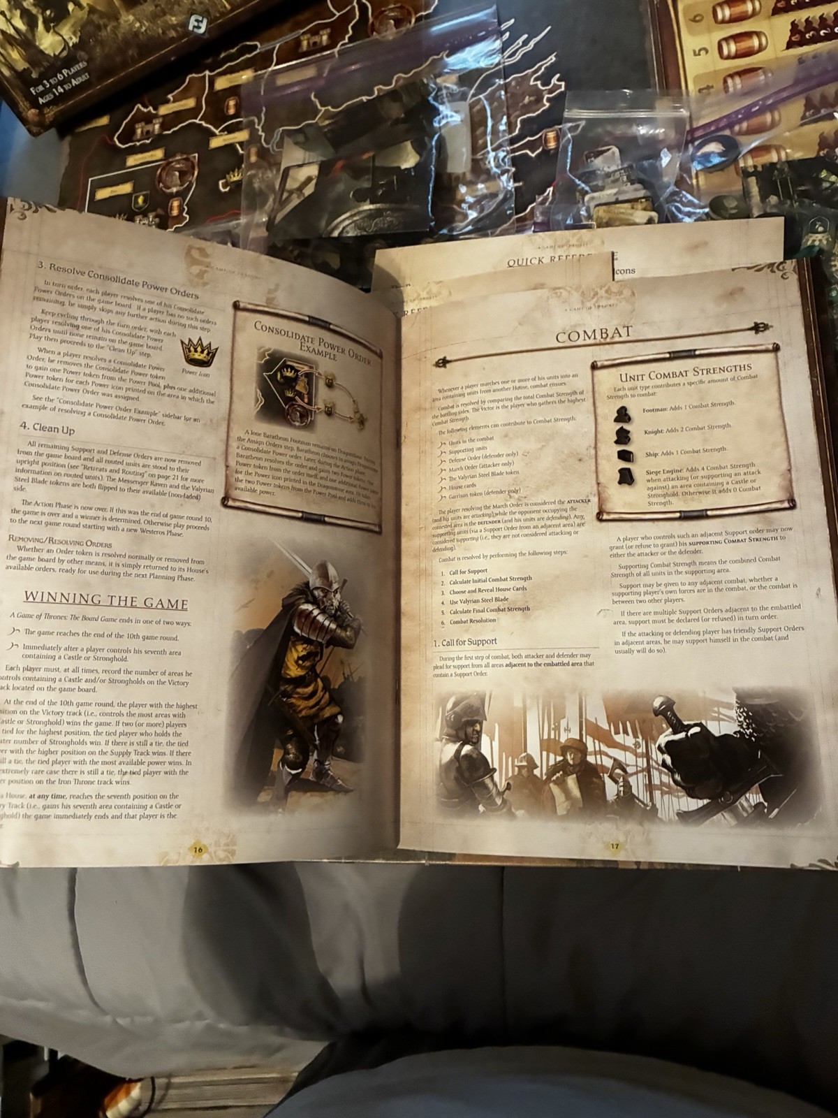 A Game of Thrones: The Board Game Second Edition (Used) CIB
