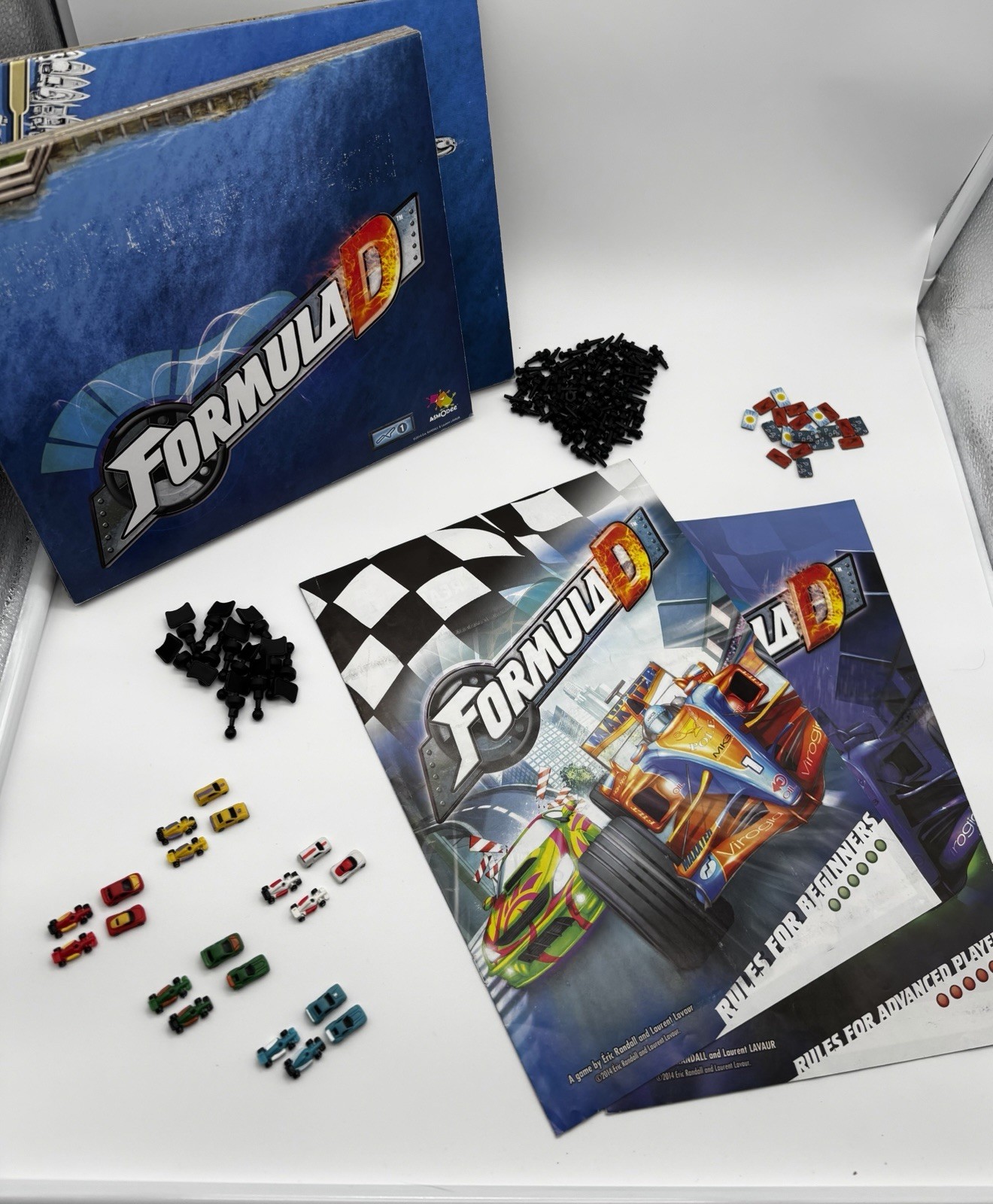 Asmodee Formula D 2013 Board Game- 100% Complete & bagged 2-10 players