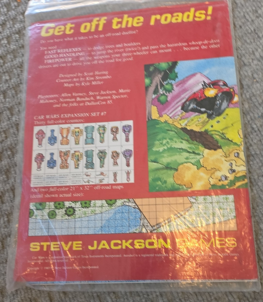 Car Wars by Steve Jackson Games lot Boat Wars Chopper Challenge Off Road Dueling