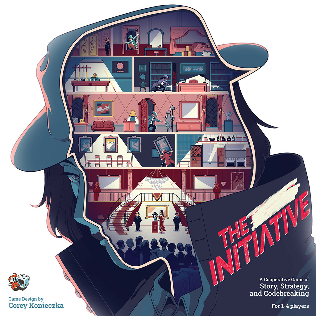 UNEXPECTED GAMES – THE INITIATIVE – A GAME OF STORY, STRATEGY & CODEBREAKING NEW