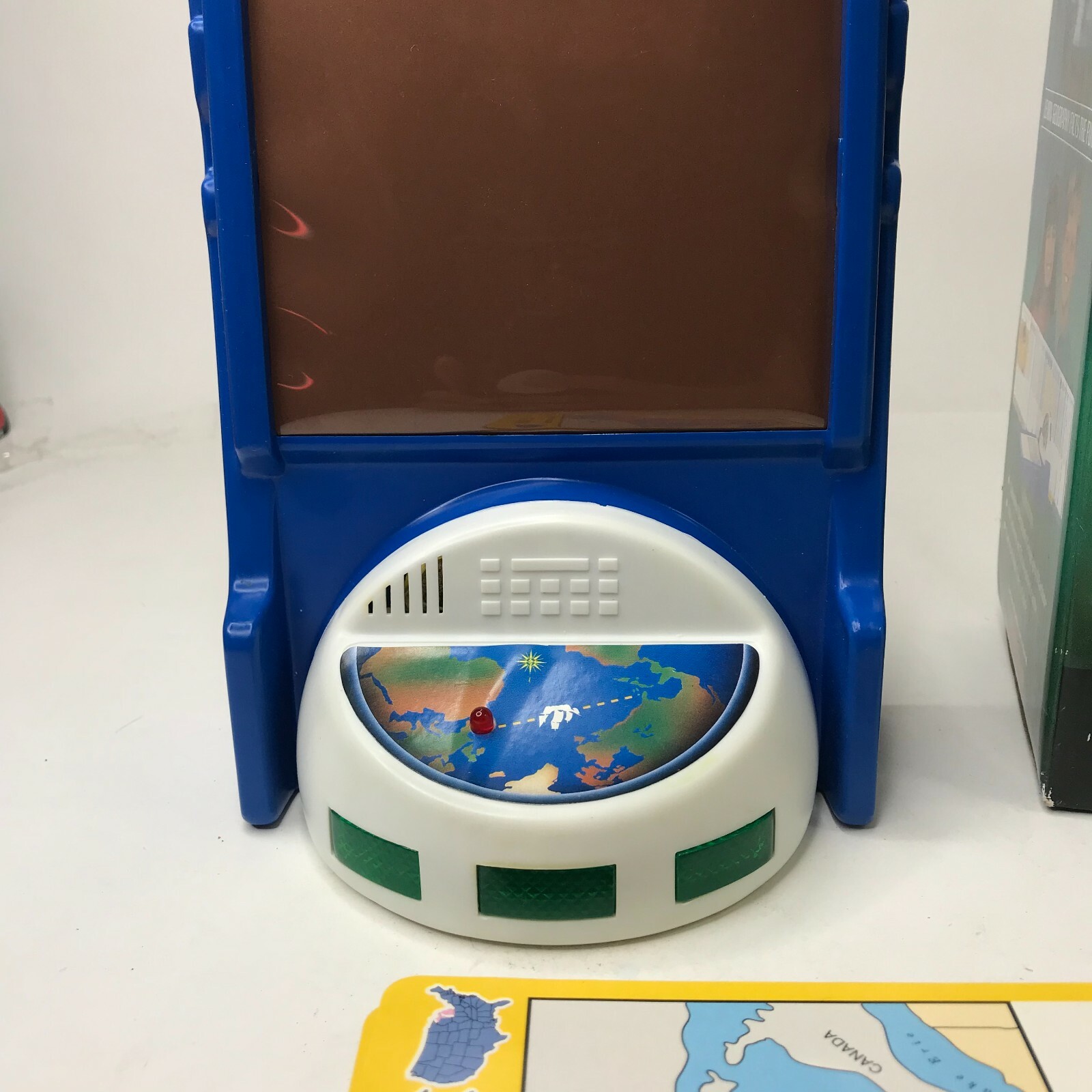 Vintage 1992 Discover the World w/ Columbus Geography Trivia Game Ph.D Toys 6045