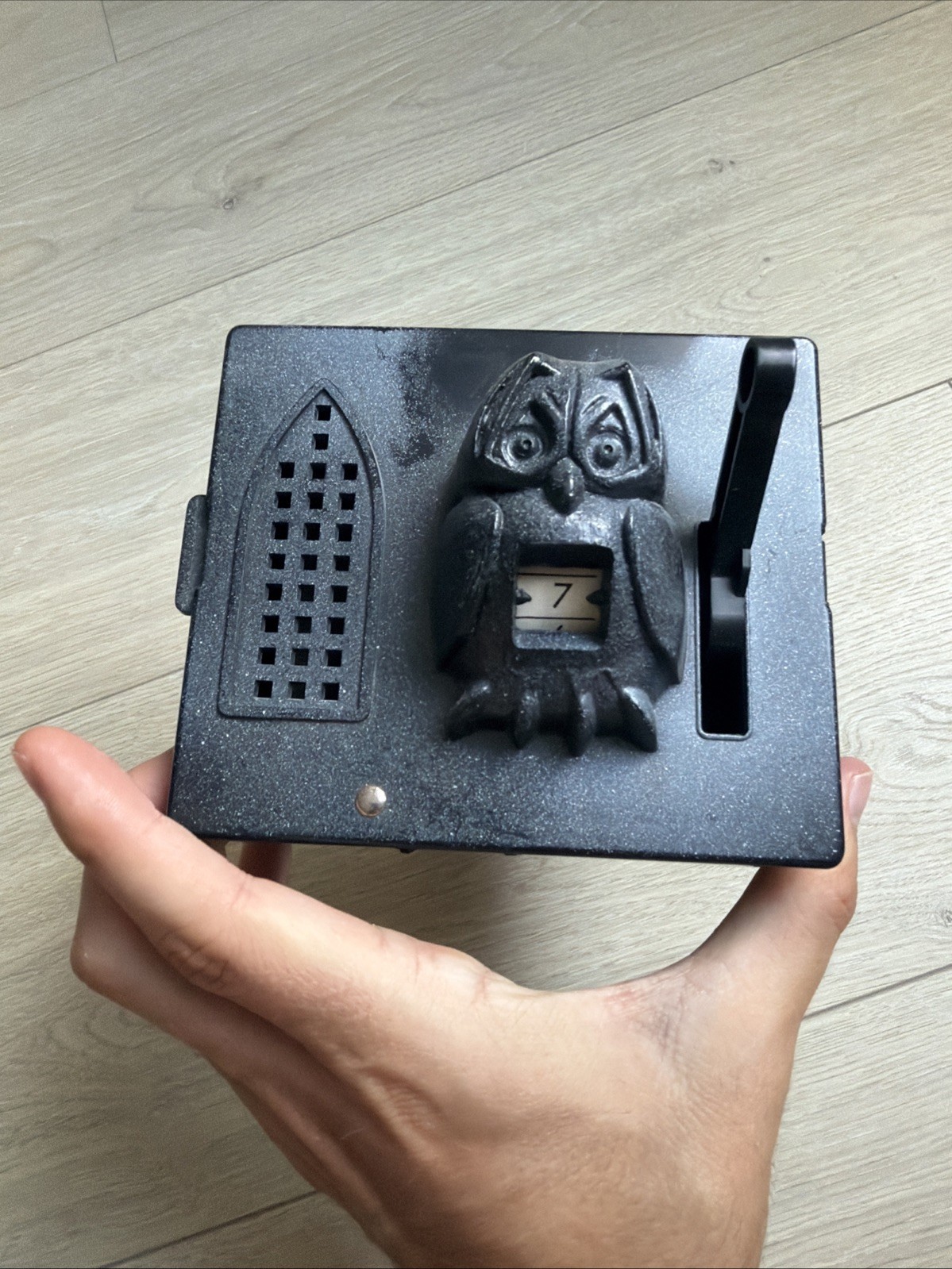 1962 Haunted House Game OWL SPINNER by IDEAL Rare Spinner Works HTF Game Part