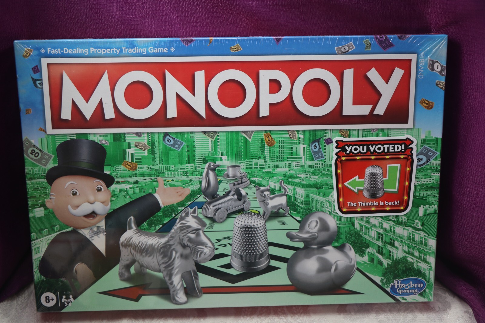 Hasbro Monopoly Token Vote Edition Board Game NEW SEALED